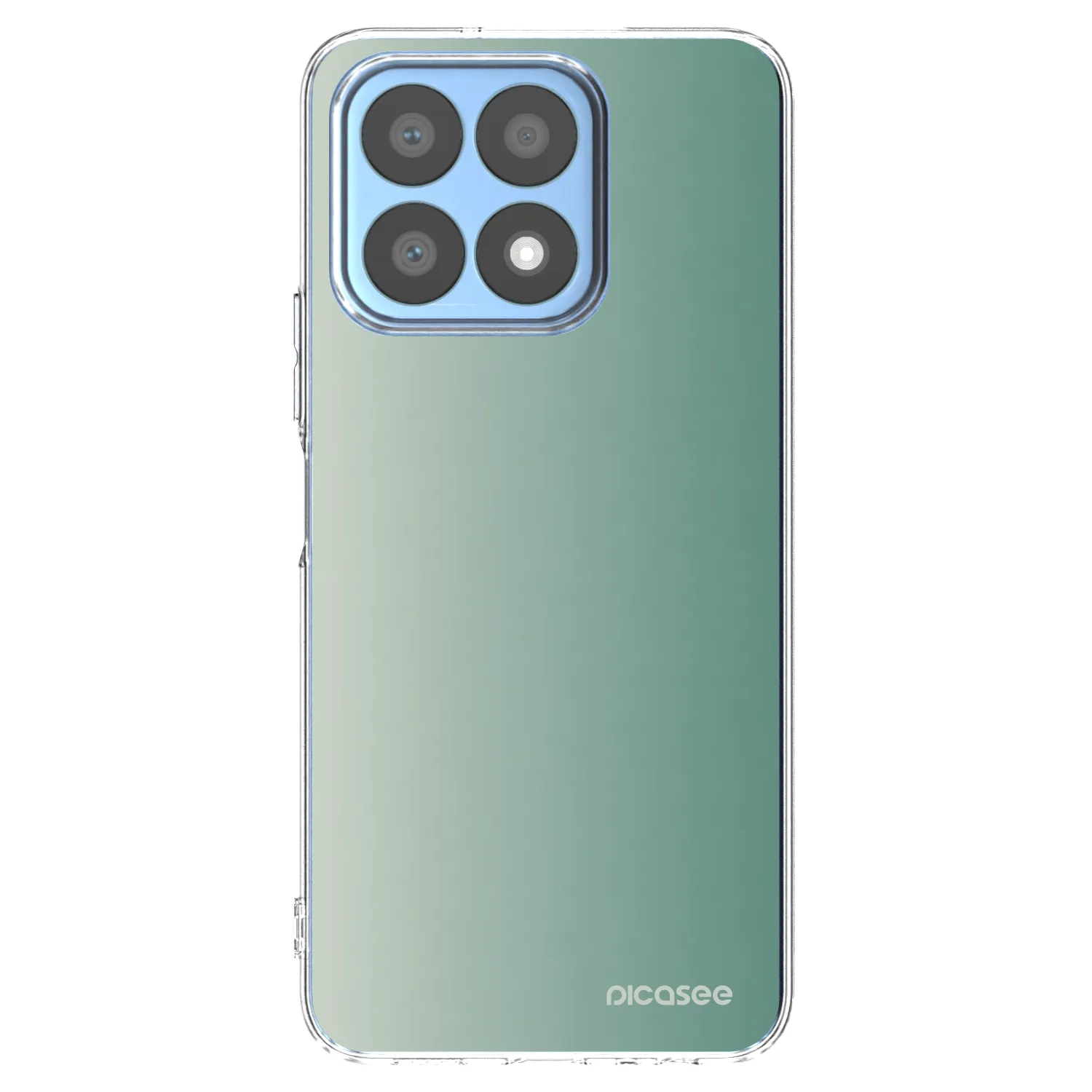 Picasee silikonski prozorni ovitek za Honor X8a - Misty Sage