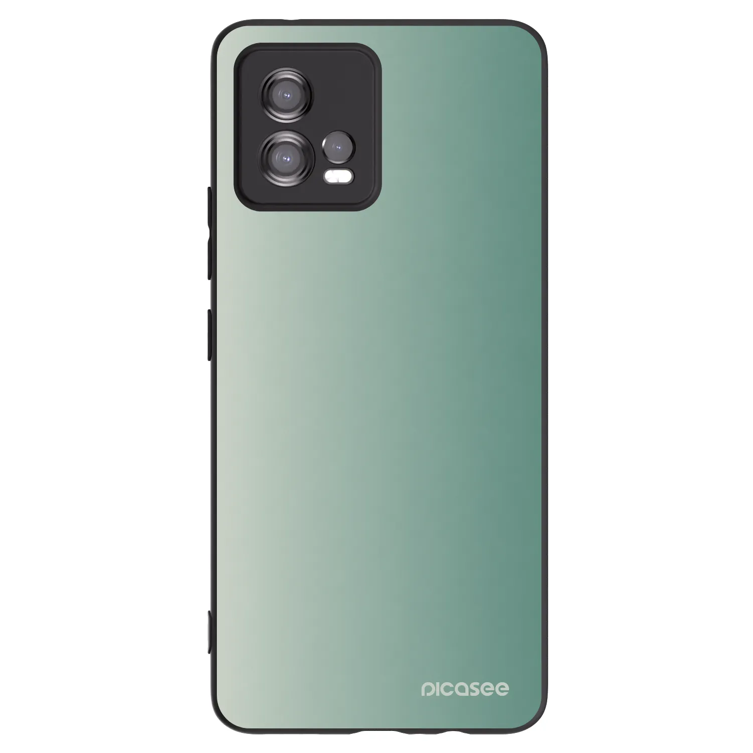 Picasee silikonski črni ovitek za Motorola Moto G72 - Misty Sage