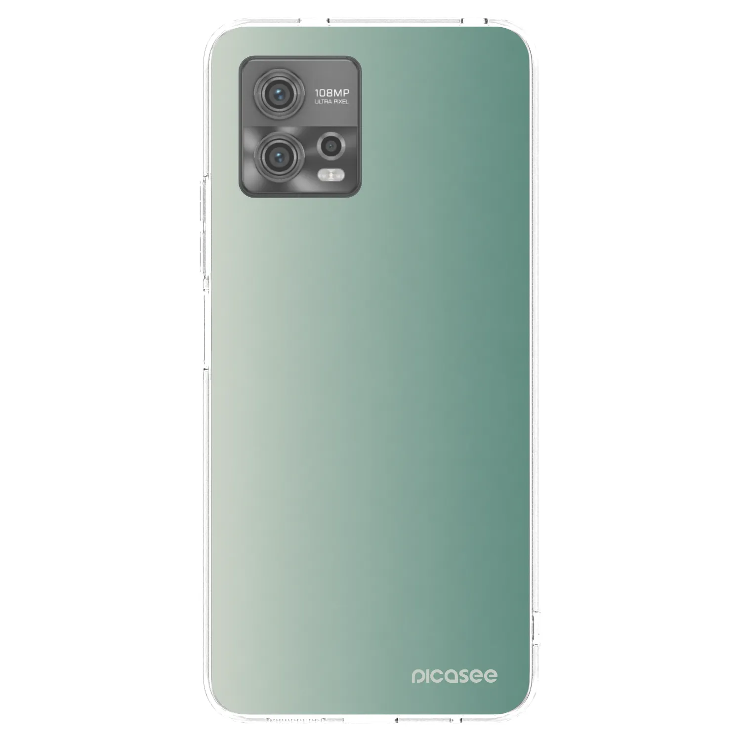 Picasee silikonski prozorni ovitek za Motorola Moto G72 - Misty Sage