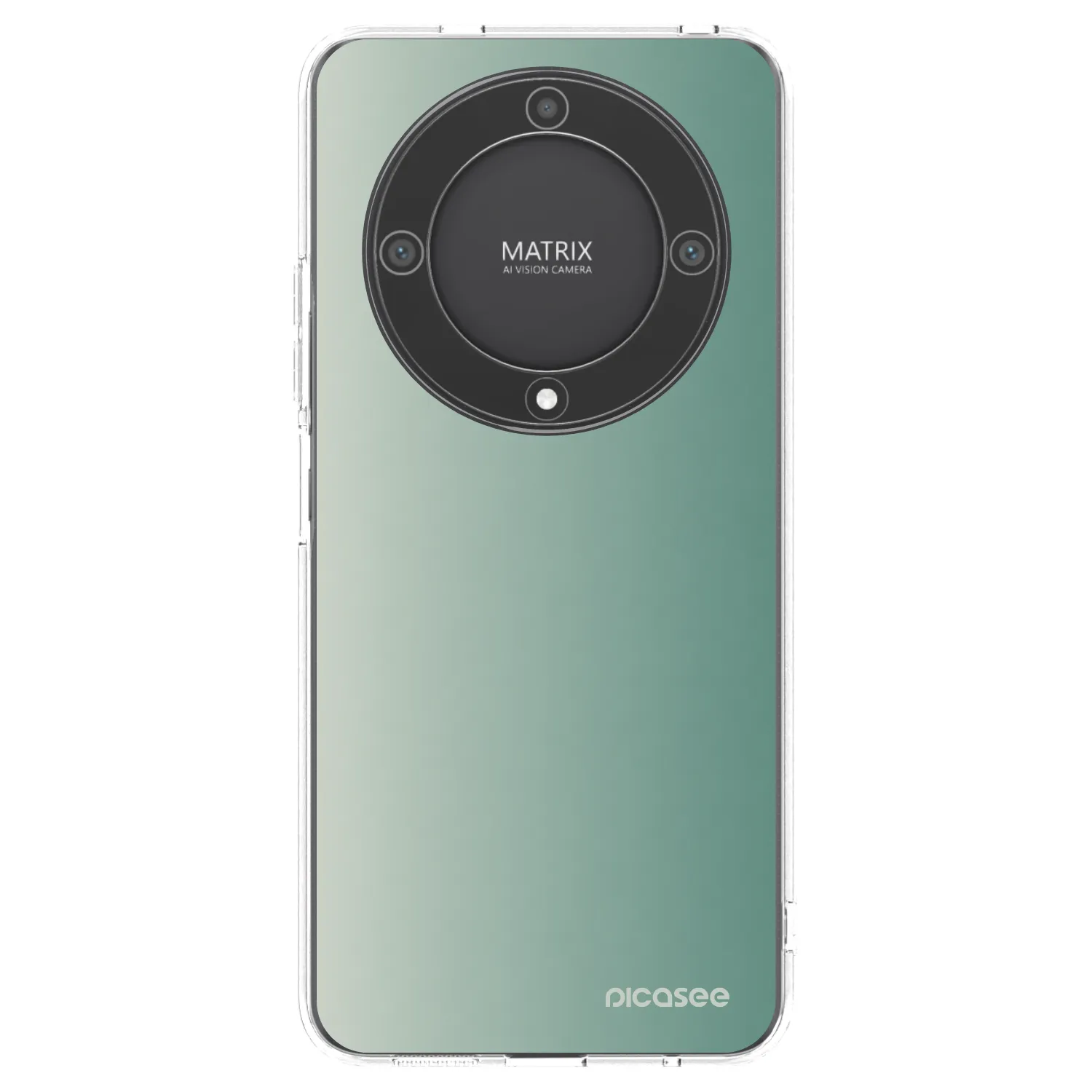 Picasee silikonski prozorni ovitek za Honor Magic5 Lite 5G - Misty Sage