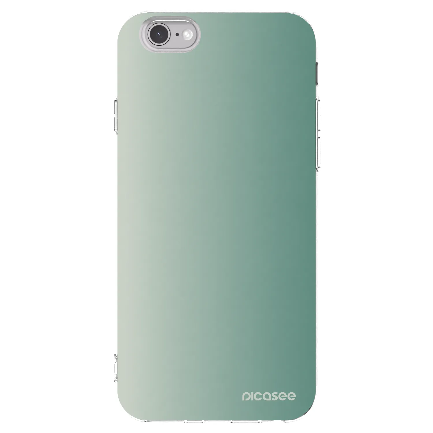 Picasee silikonski prozorni ovitek za Apple iPhone 6/6S - Misty Sage