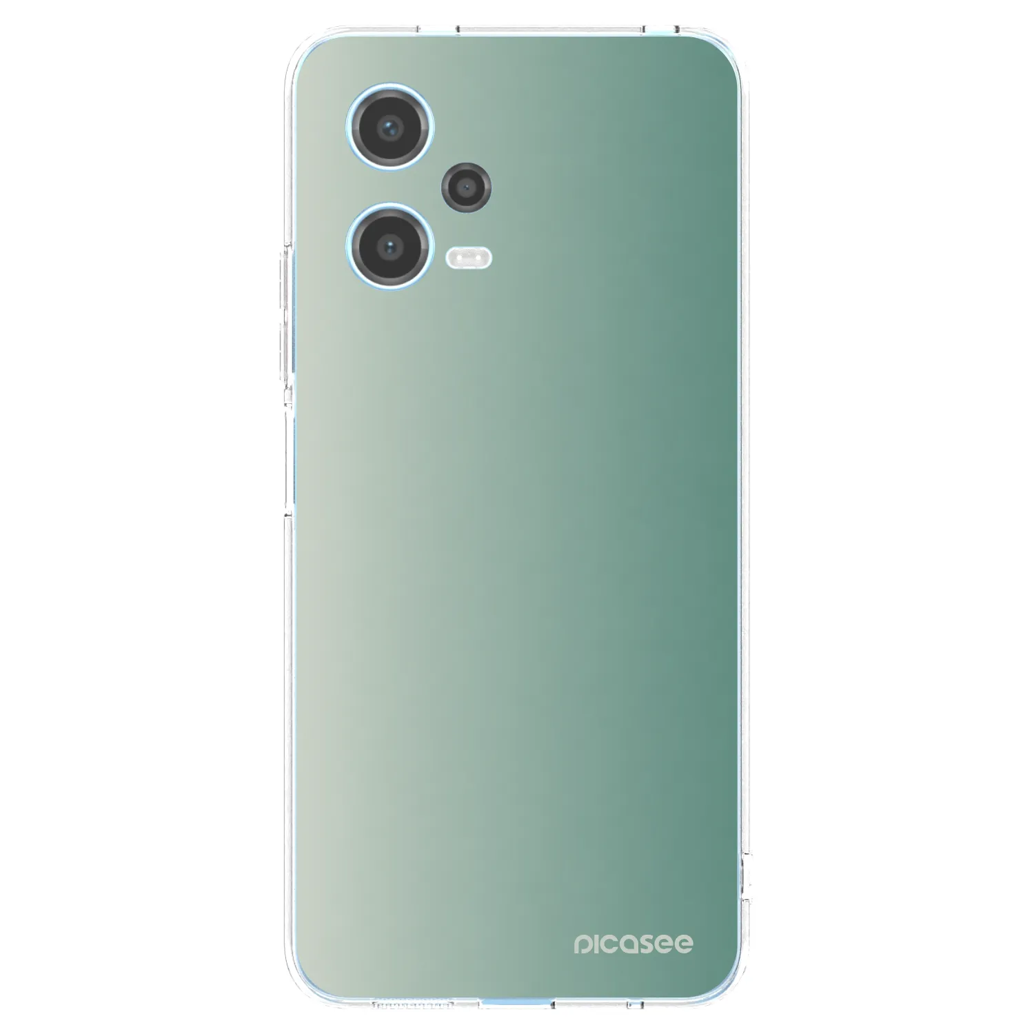 Picasee silikonski prozorni ovitek za Xiaomi Redmi Note 12 5G - Misty Sage