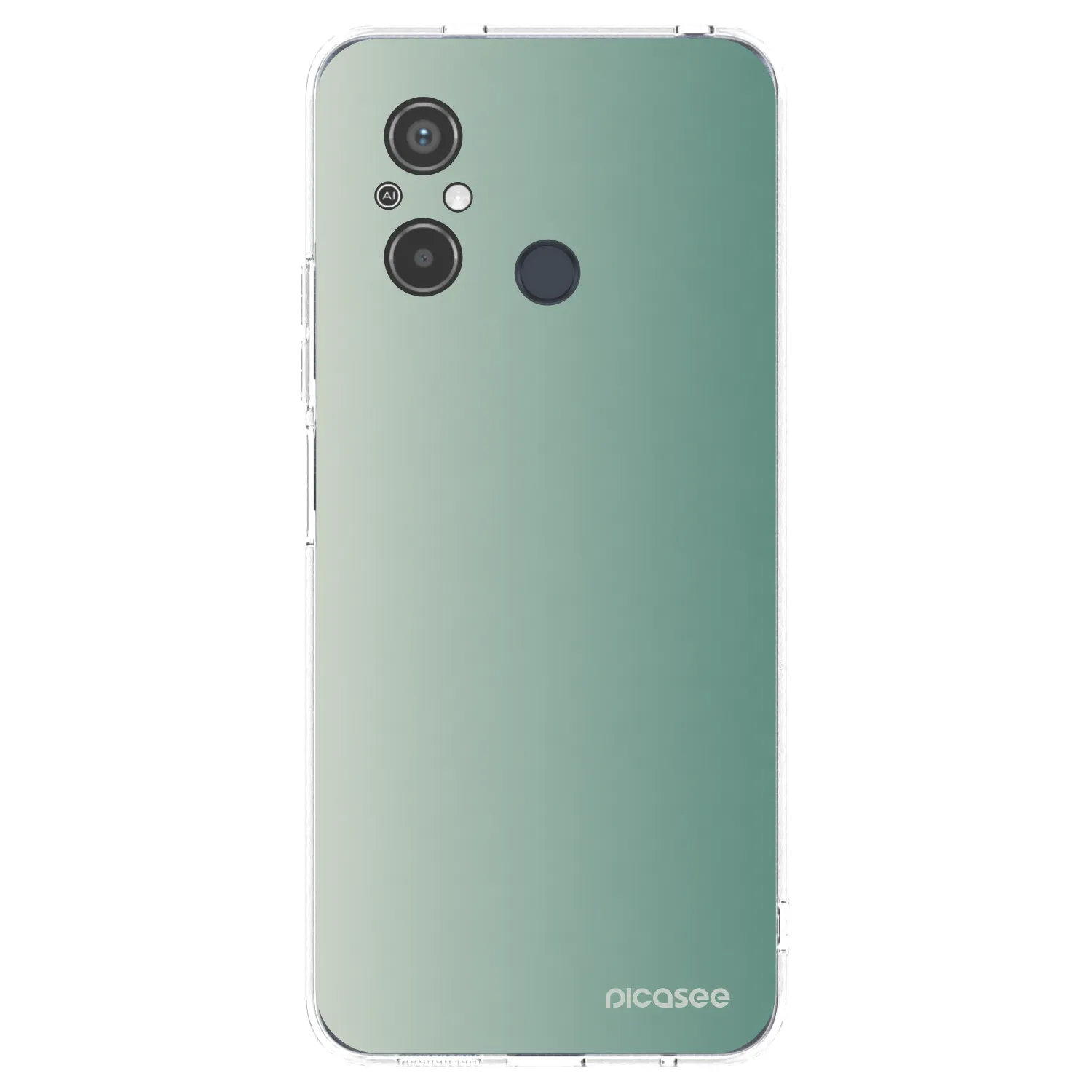 Picasee silikonski prozorni ovitek za Xiaomi Redmi 12C - Misty Sage
