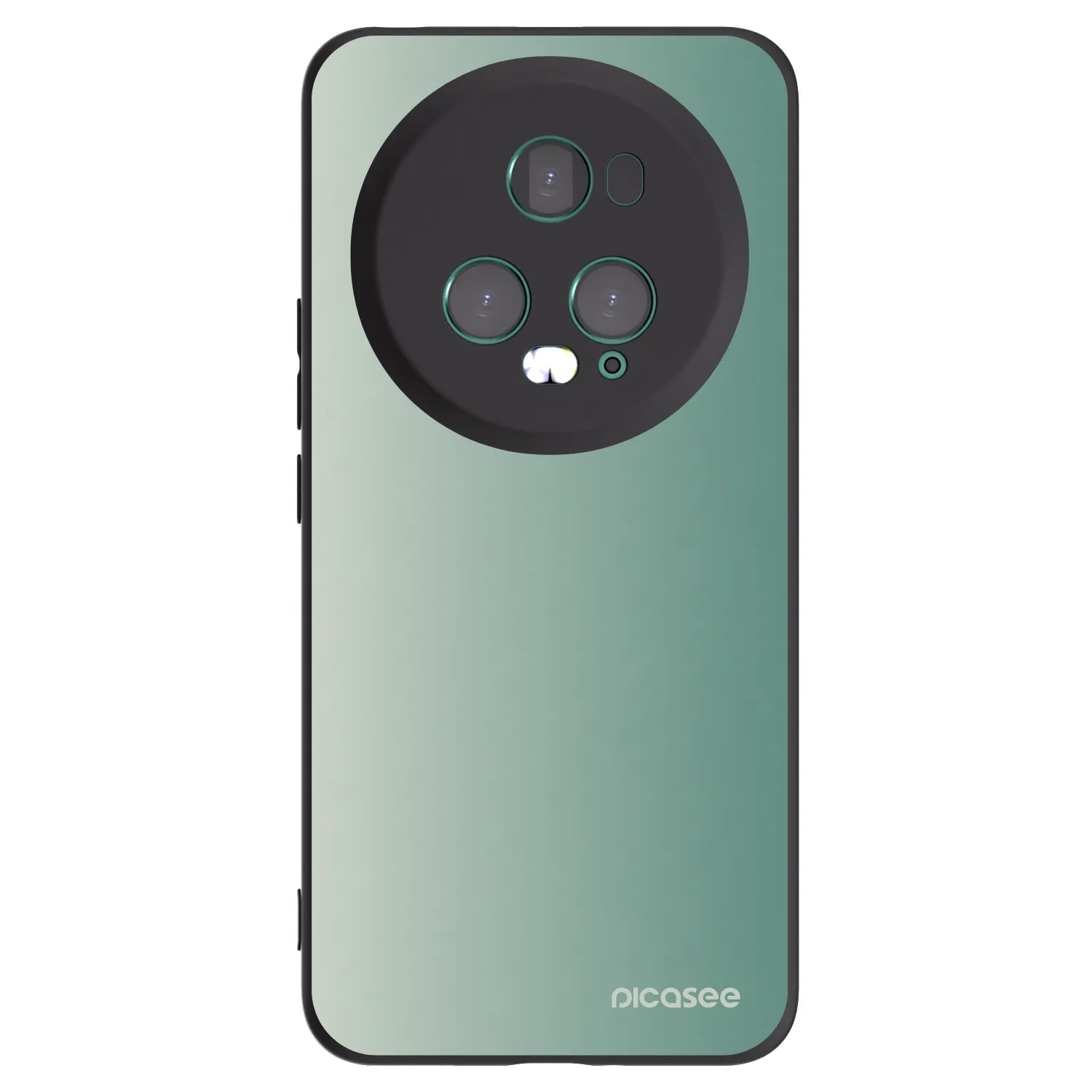 Picasee silikonski črni ovitek za Honor Magic5 Pro - Misty Sage
