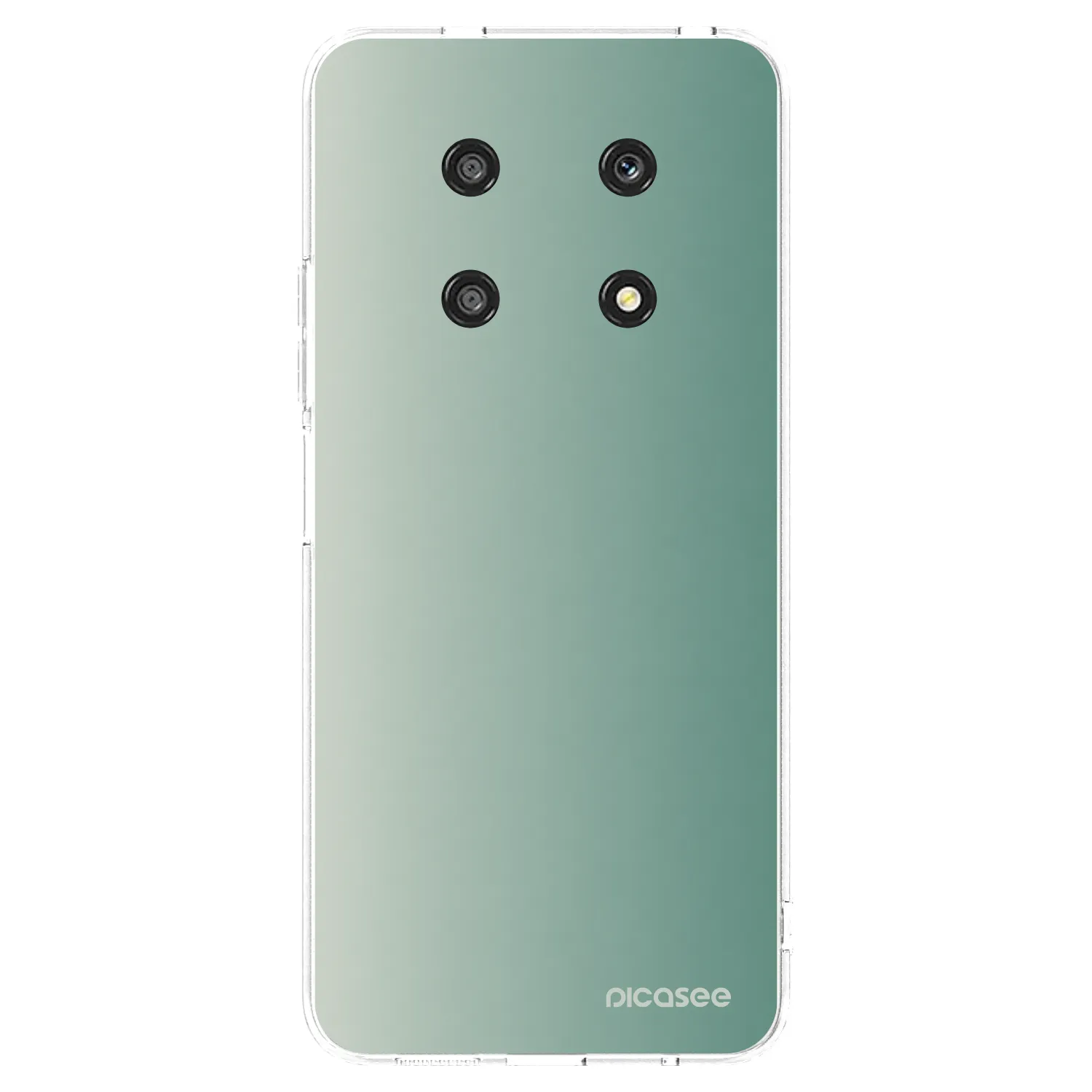 Picasee silikonski prozorni ovitek za Honor Magic4 Lite 5G - Misty Sage
