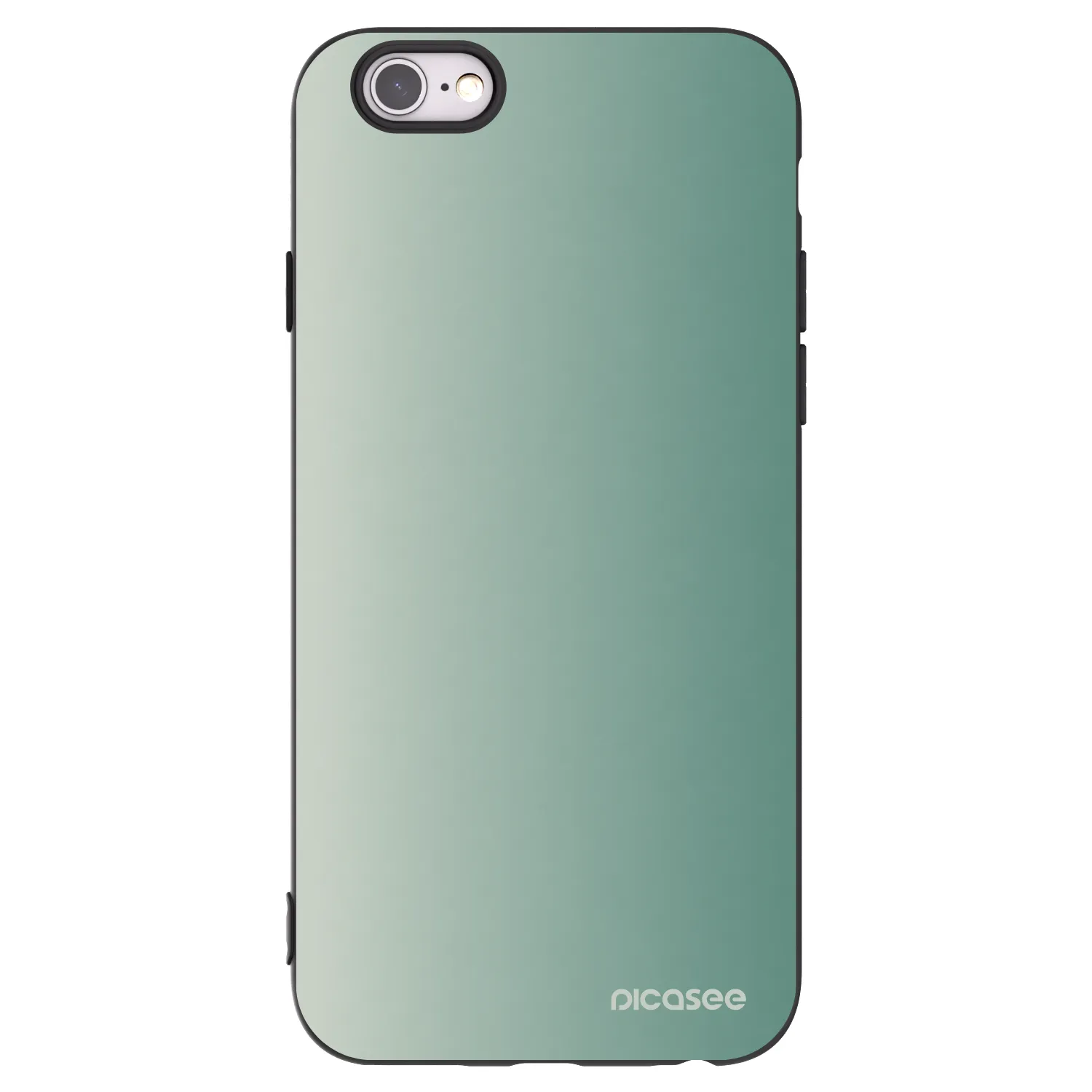 Picasee silikonski črni ovitek za Apple iPhone 6/6S - Misty Sage