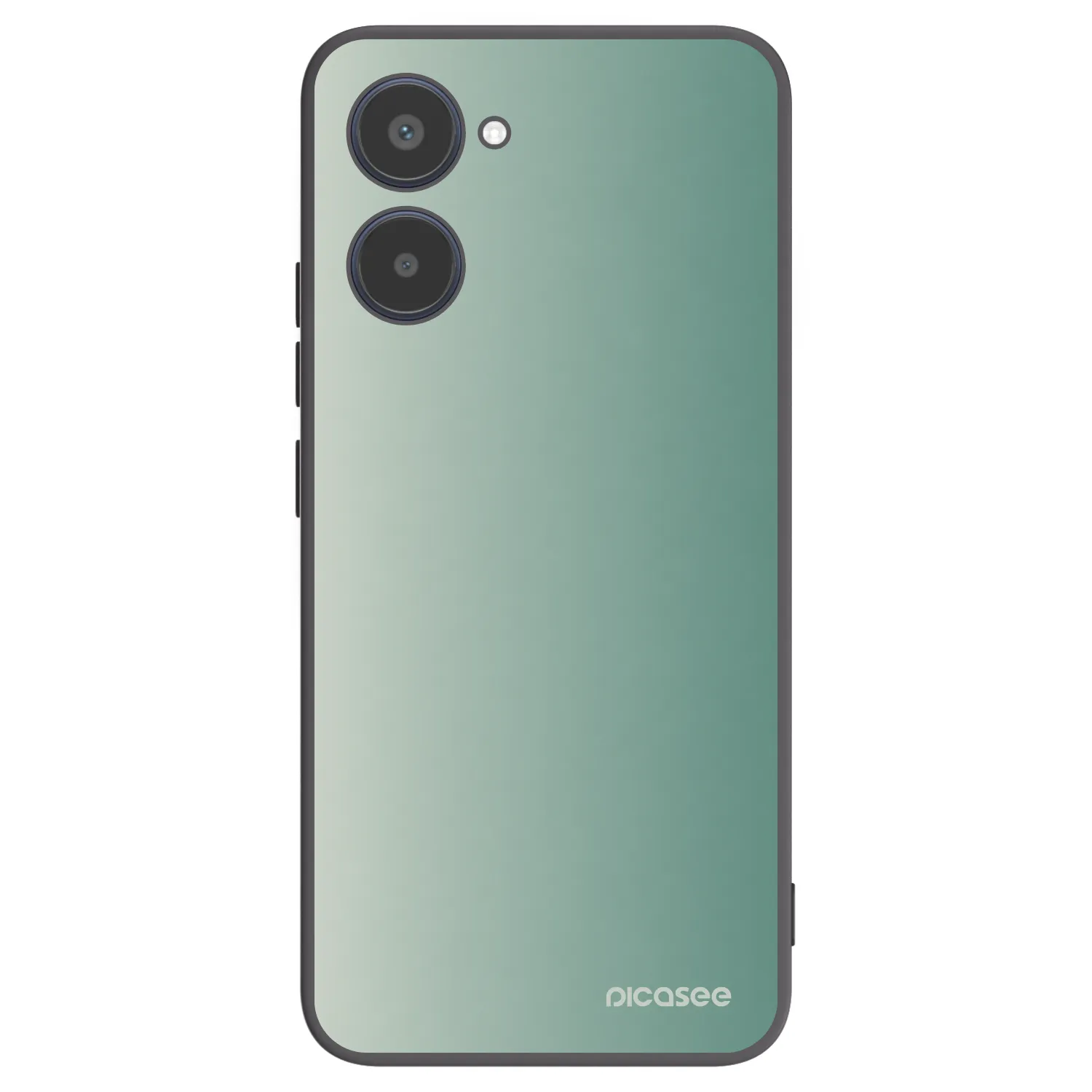 Picasee silikonski črni ovitek za Realme 10 4G - Misty Sage