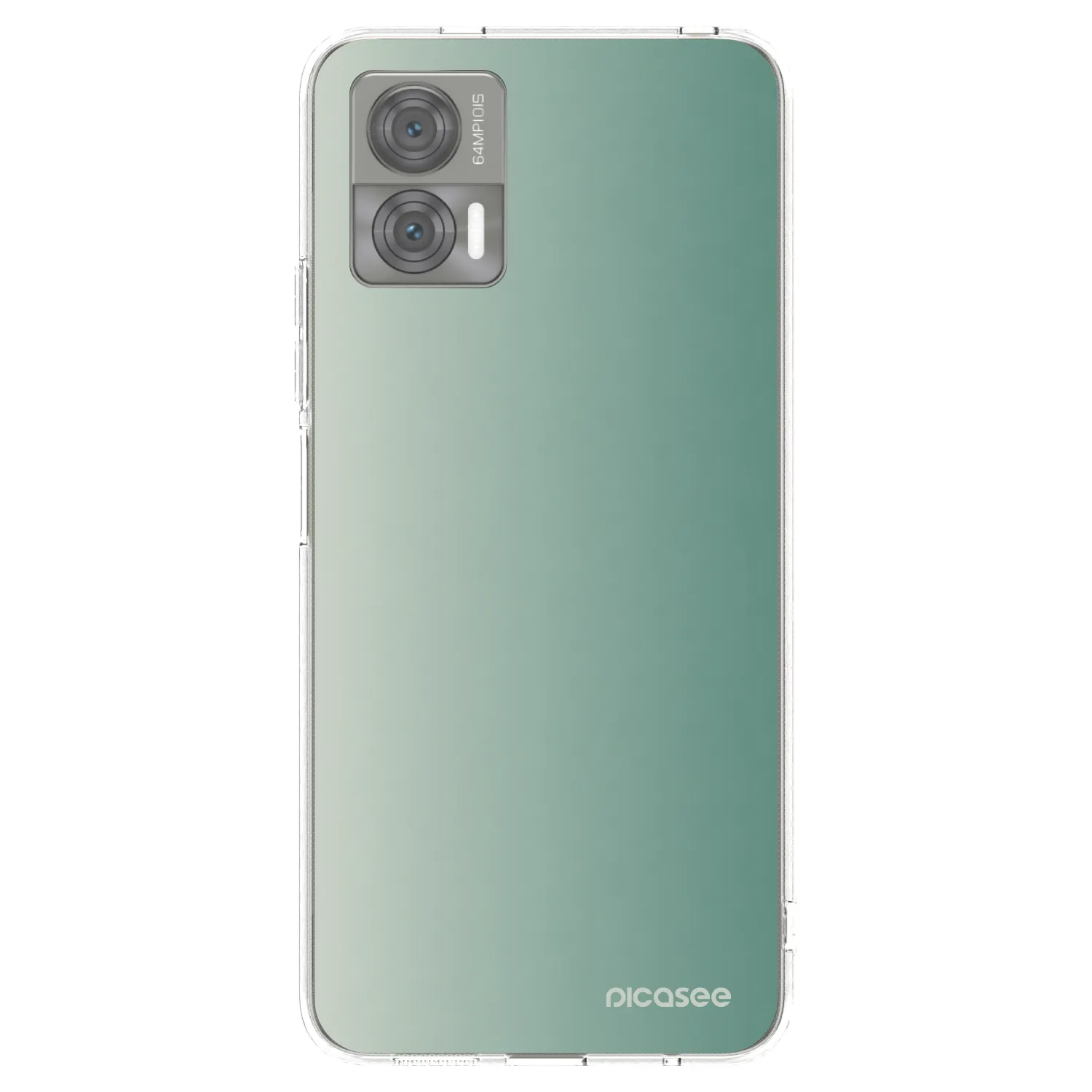 Picasee silikonski prozorni ovitek za Motorola Edge 30 Neo - Misty Sage