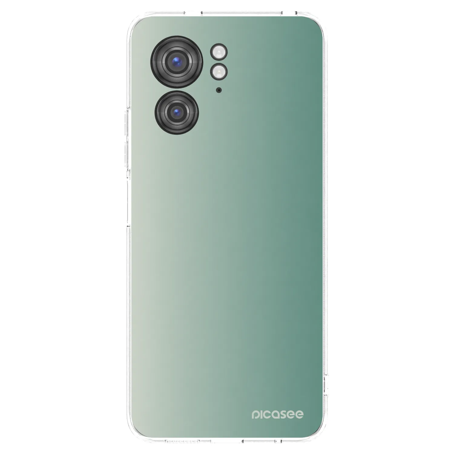 Picasee silikonski prozorni ovitek za Motorola Edge 40 - Misty Sage