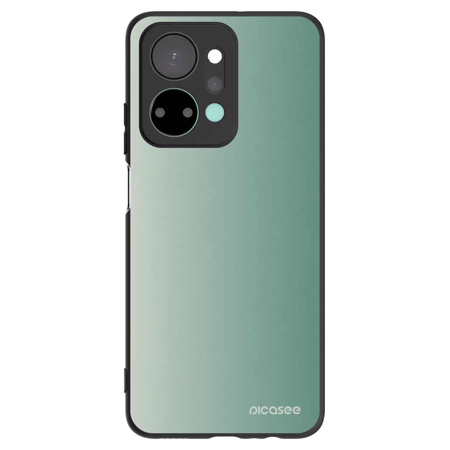 Picasee silikonski črni ovitek za Honor X7a - Misty Sage