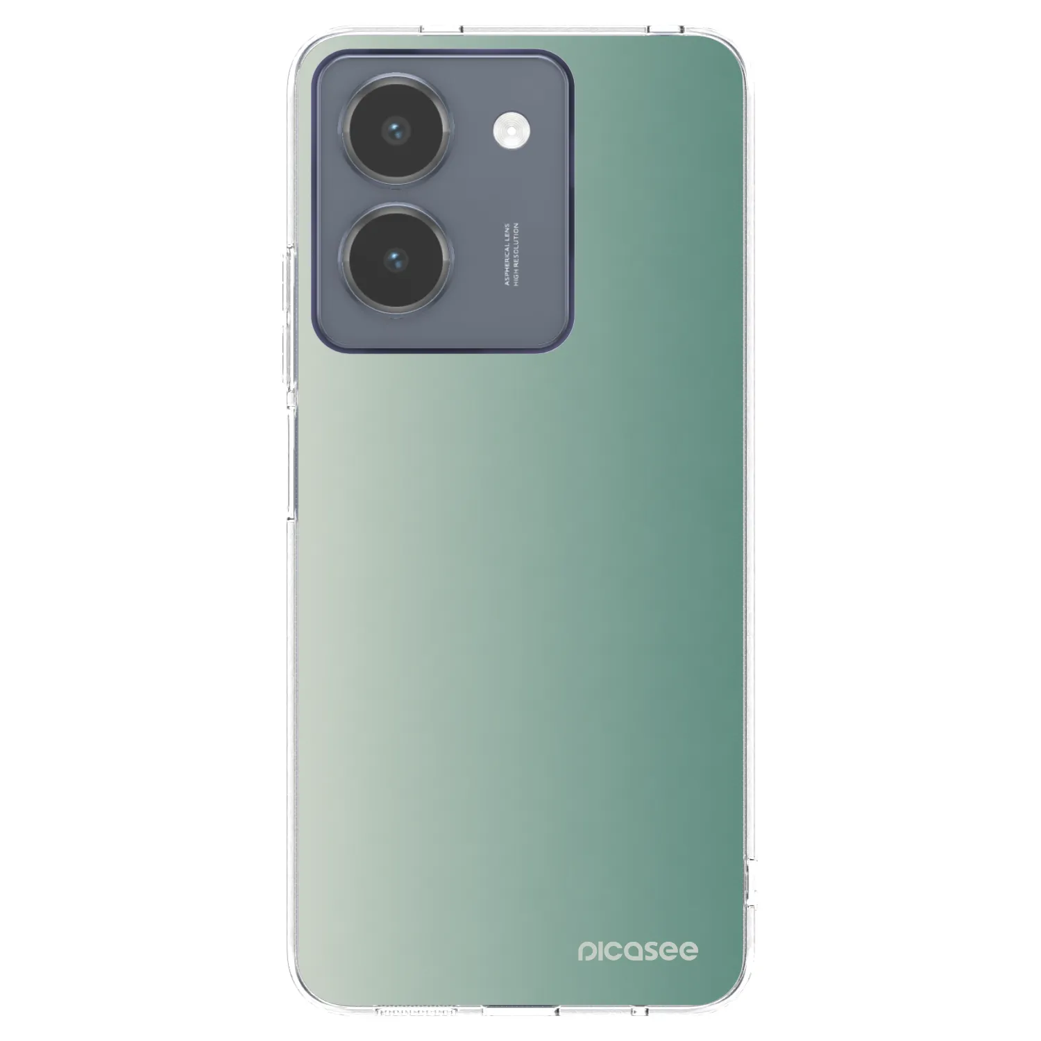 Picasee silikonski prozorni ovitek za Vivo Y36 4G - Misty Sage