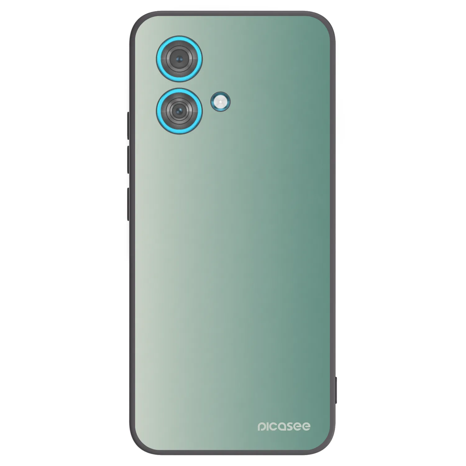 Picasee silikonski črni ovitek za Motorola Edge 40 Neo - Misty Sage