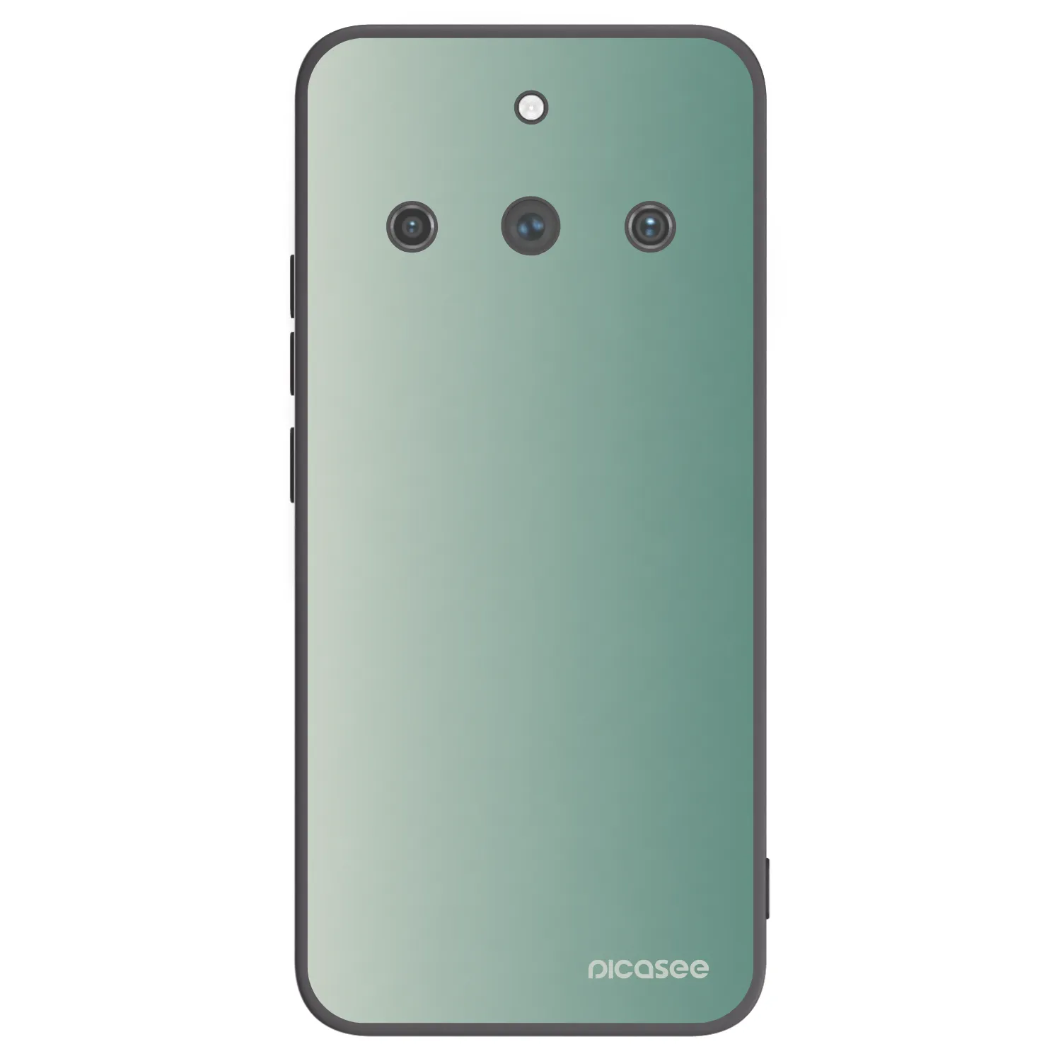 Picasee silikonski črni ovitek za Realme 11 Pro+ - Misty Sage