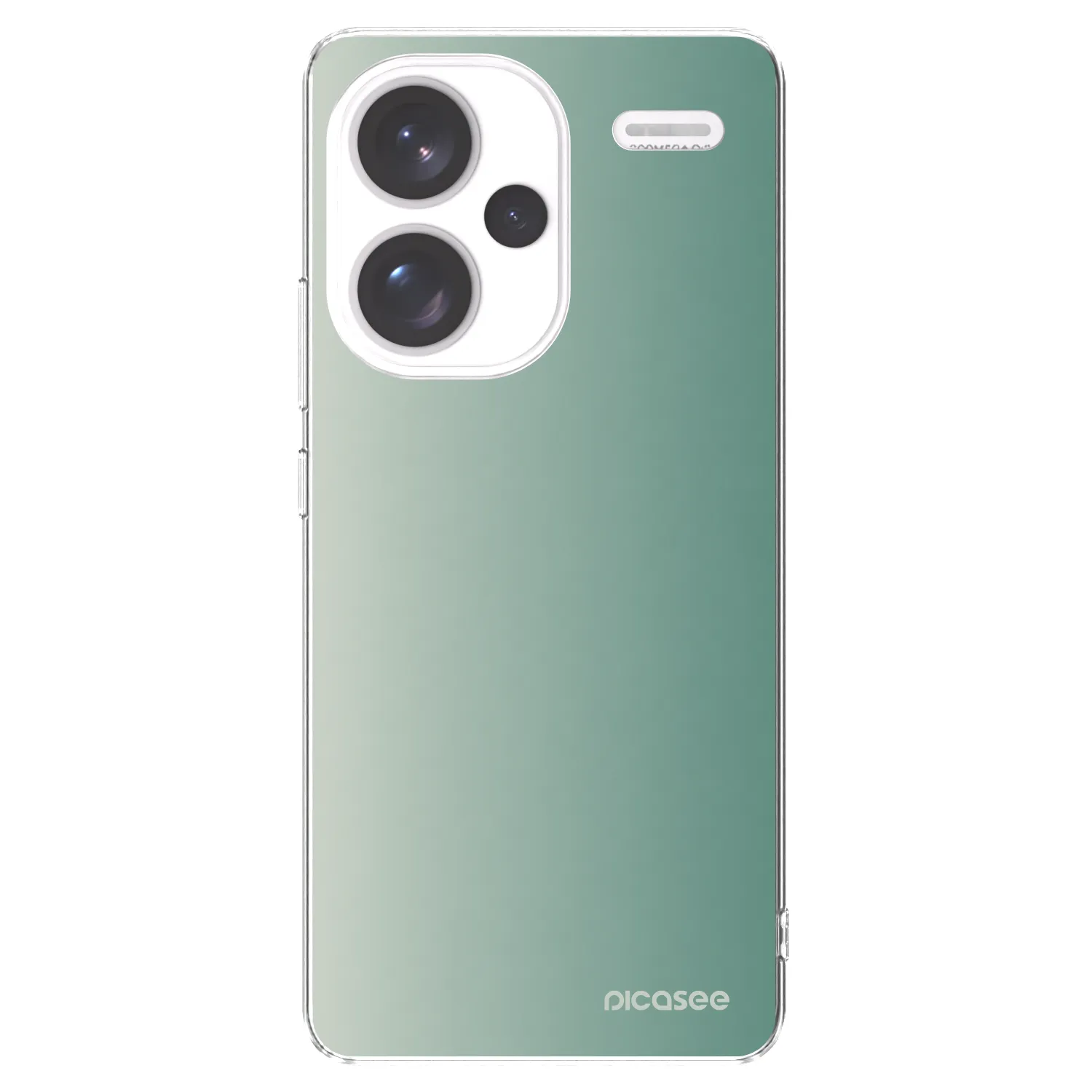 Picasee silikonski prozorni ovitek za Xiaomi Redmi Note 13 Pro+ 5G - Misty Sage