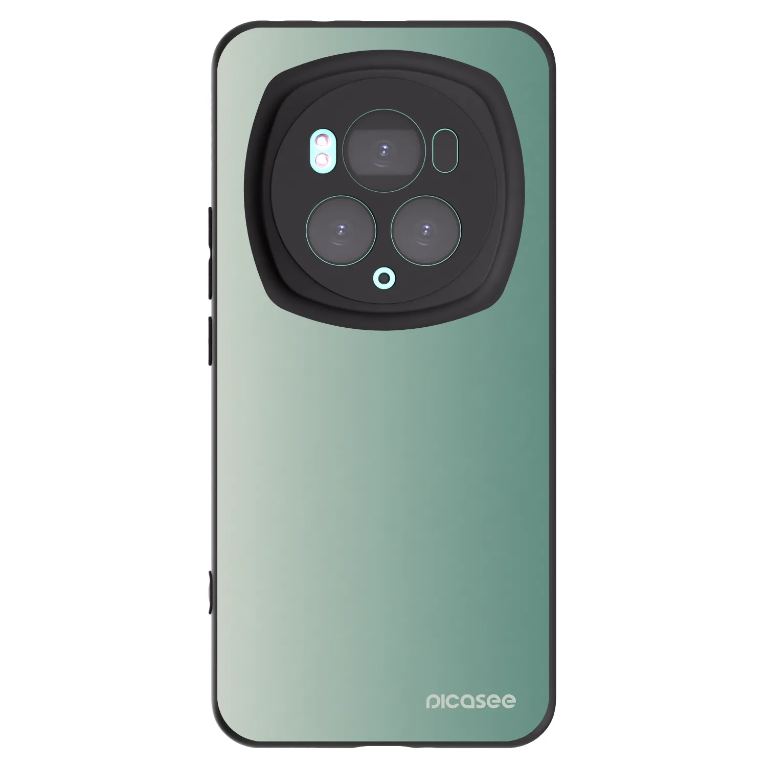 Picasee silikonski črni ovitek za Honor Magic6 Pro - Misty Sage