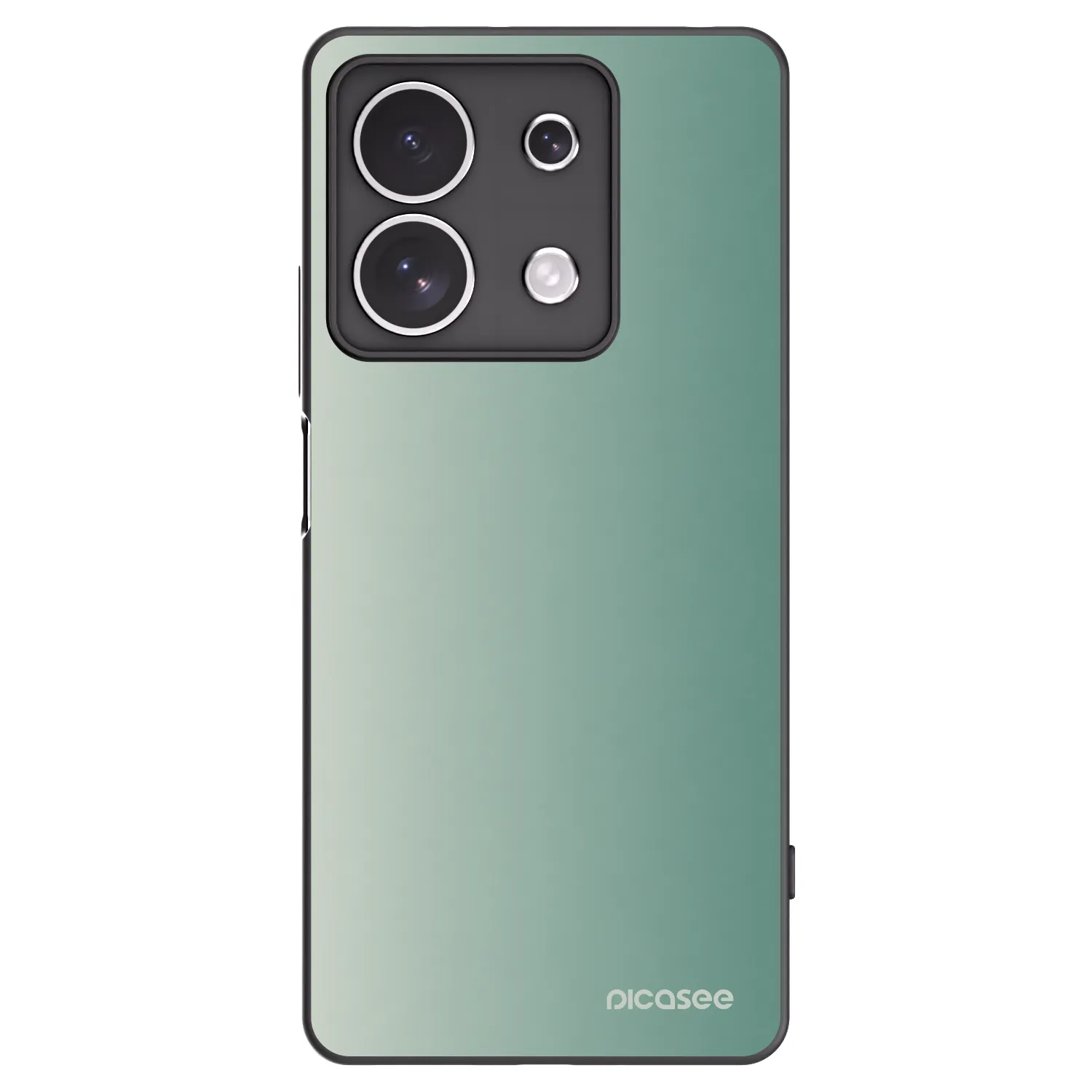 Picasee silikonski črni ovitek za Xiaomi Redmi Note 13 4G - Misty Sage
