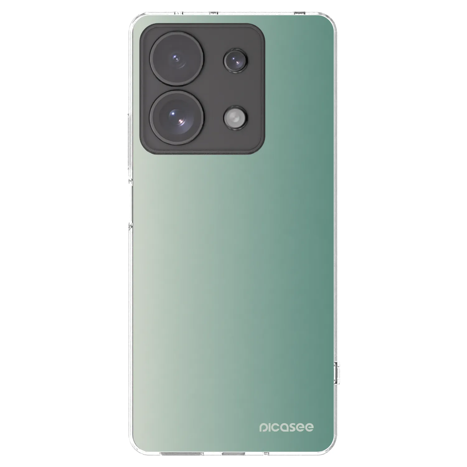 Picasee silikonski prozorni ovitek za Xiaomi Redmi Note 13 Pro 4G - Misty Sage