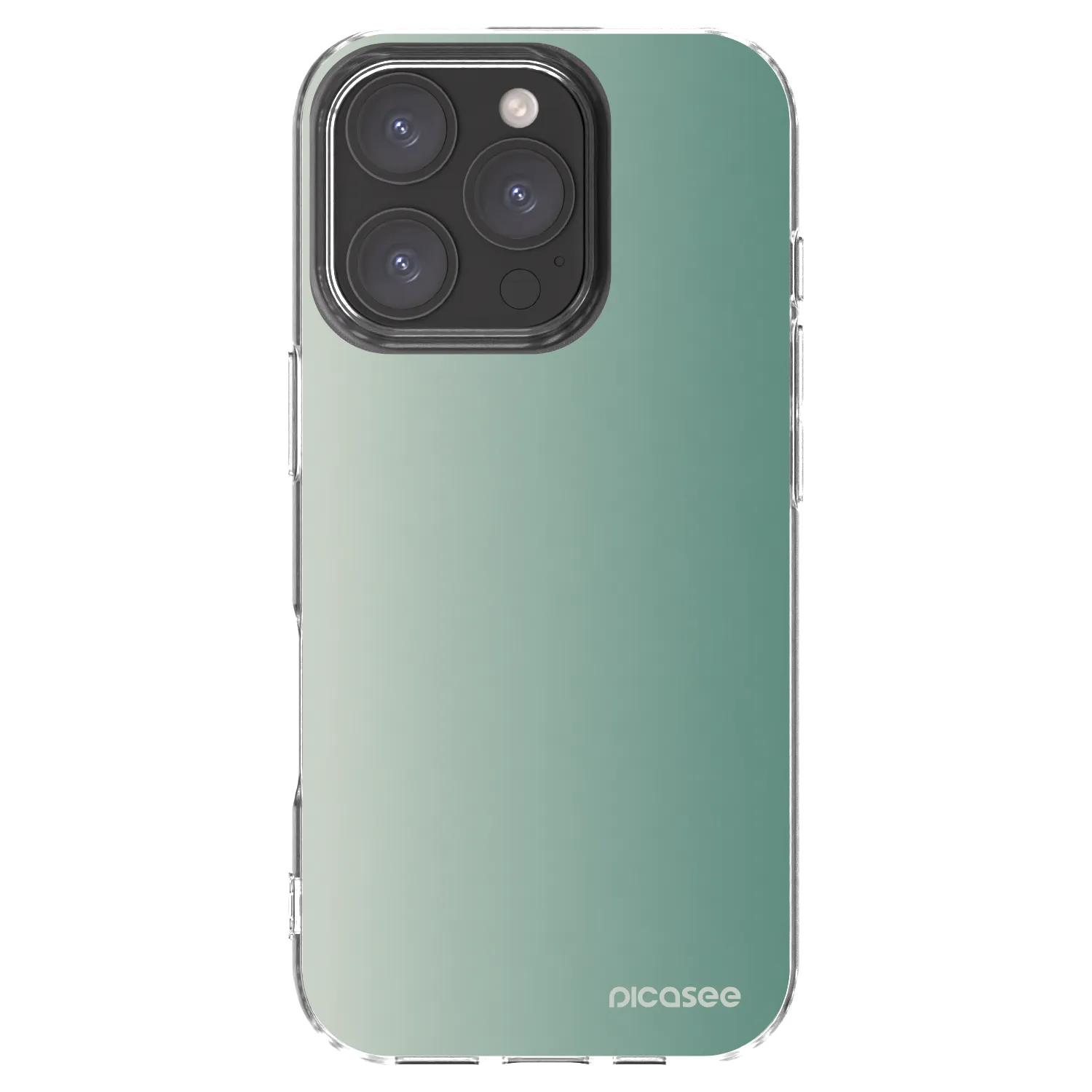 Picasee silikonski prozorni ovitek za Apple iPhone 16 Pro - Misty Sage