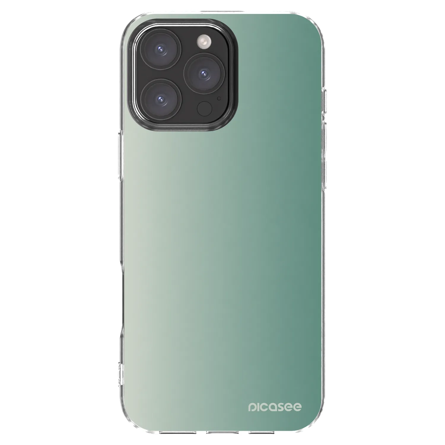 Picasee silikonski prozorni ovitek za Apple iPhone 16 Pro Max - Misty Sage