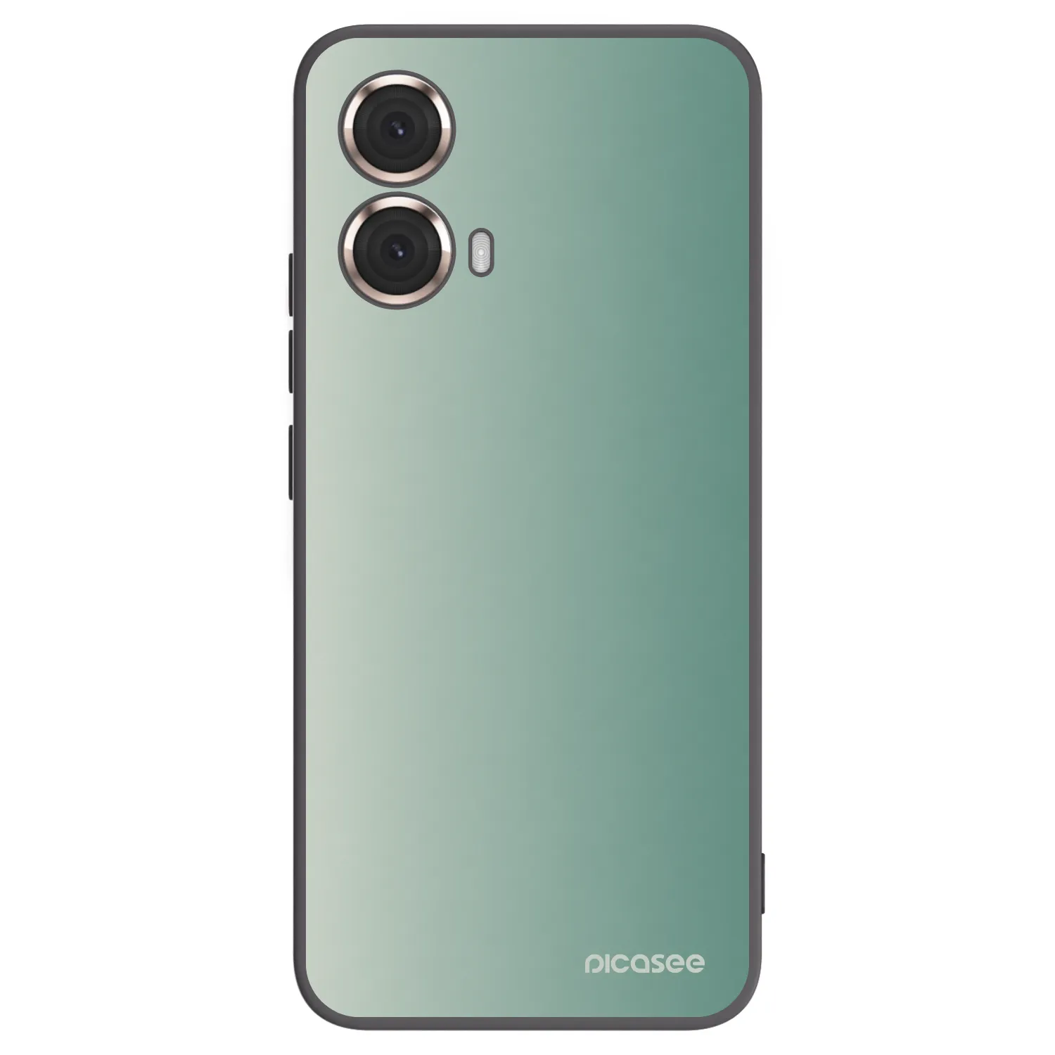 Picasee silikonski črni ovitek za Motorola Moto G85 - Misty Sage