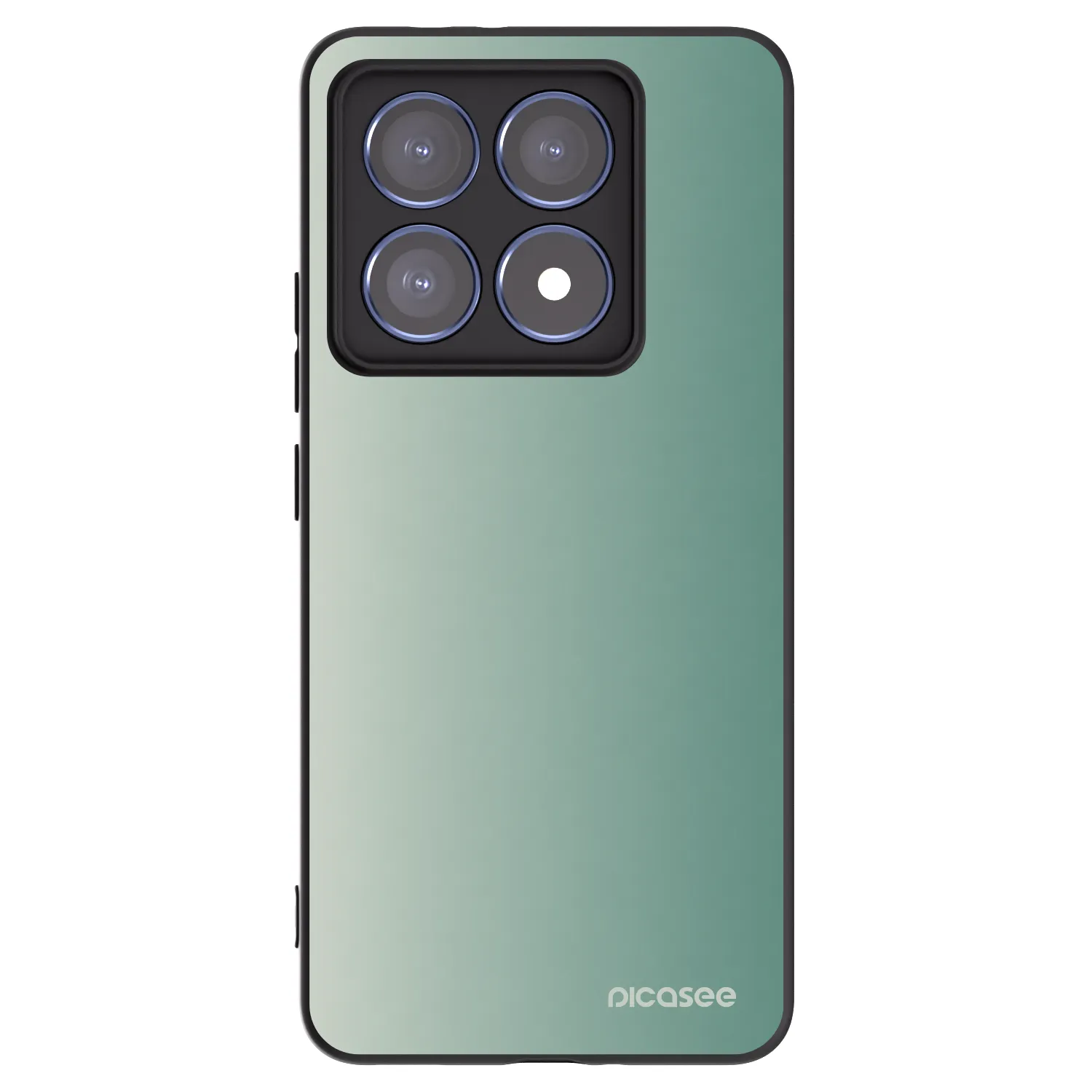 Picasee silikonski črni ovitek za Xiaomi 14T Pro - Misty Sage