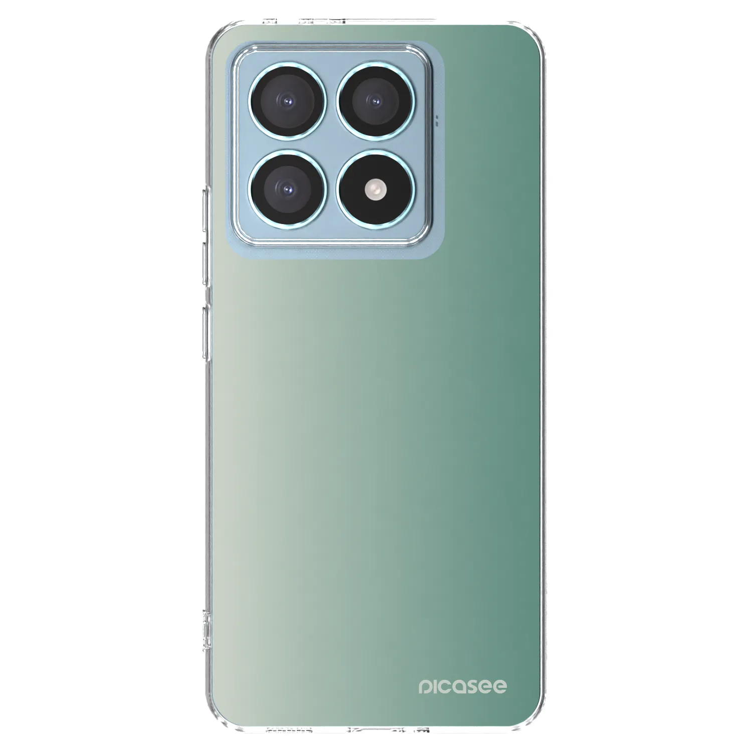 Picasee silikonski prozorni ovitek za Xiaomi 14T Pro - Misty Sage
