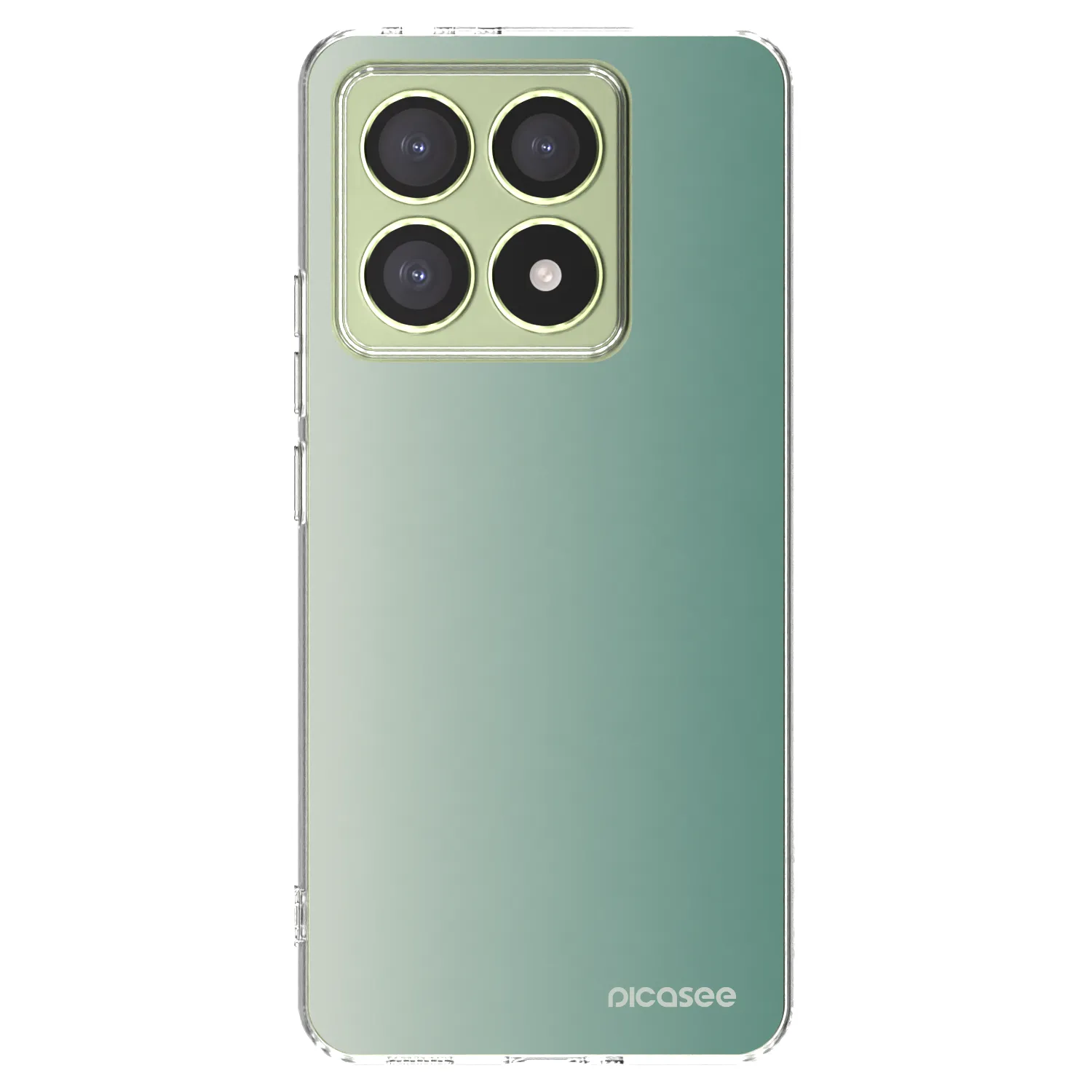 Picasee silikonski prozorni ovitek za Xiaomi 14T - Misty Sage