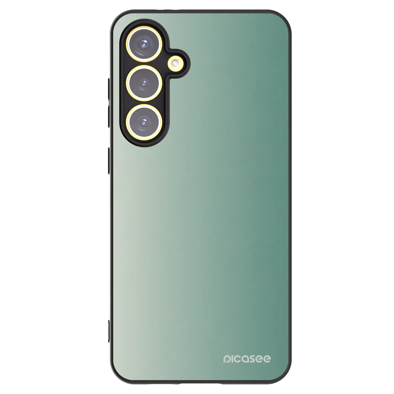 Picasee silikonski črni ovitek za Samsung Galaxy S24 FE S721B - Misty Sage