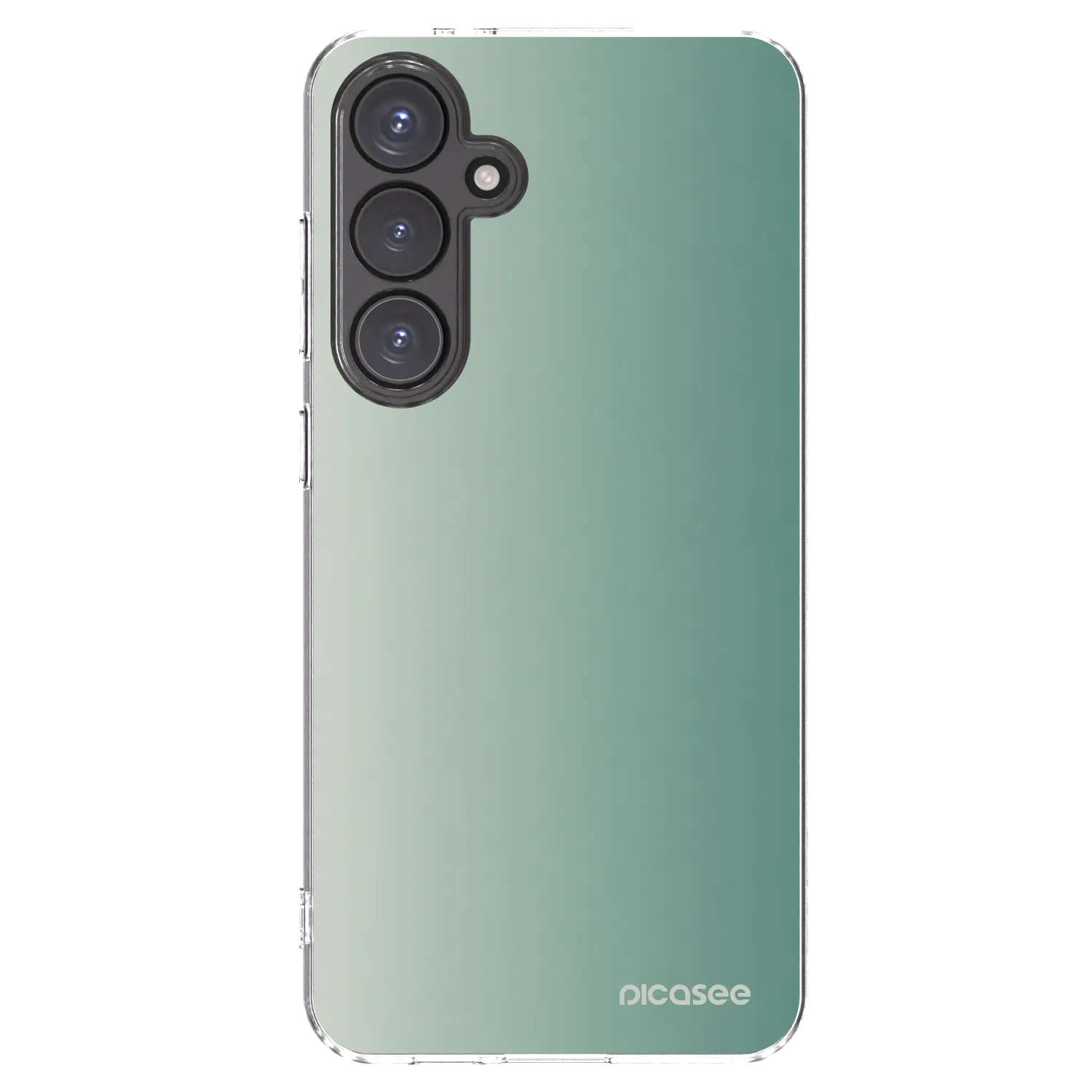 Picasee silikonski prozorni ovitek za Samsung Galaxy S24 FE S721B - Misty Sage