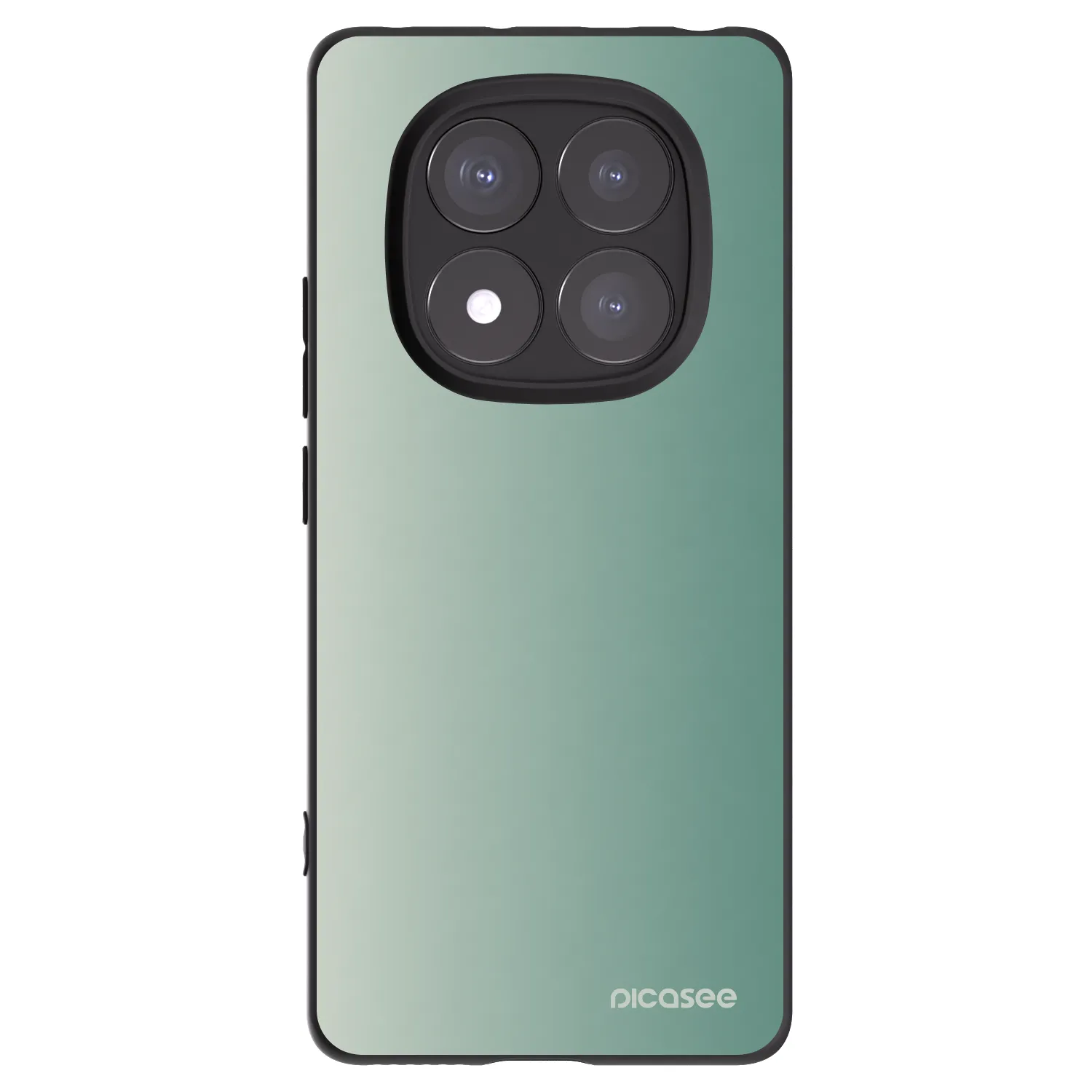 Picasee silikonski črni ovitek za Xiaomi Redmi Note 14 Pro+ 5G - Misty Sage