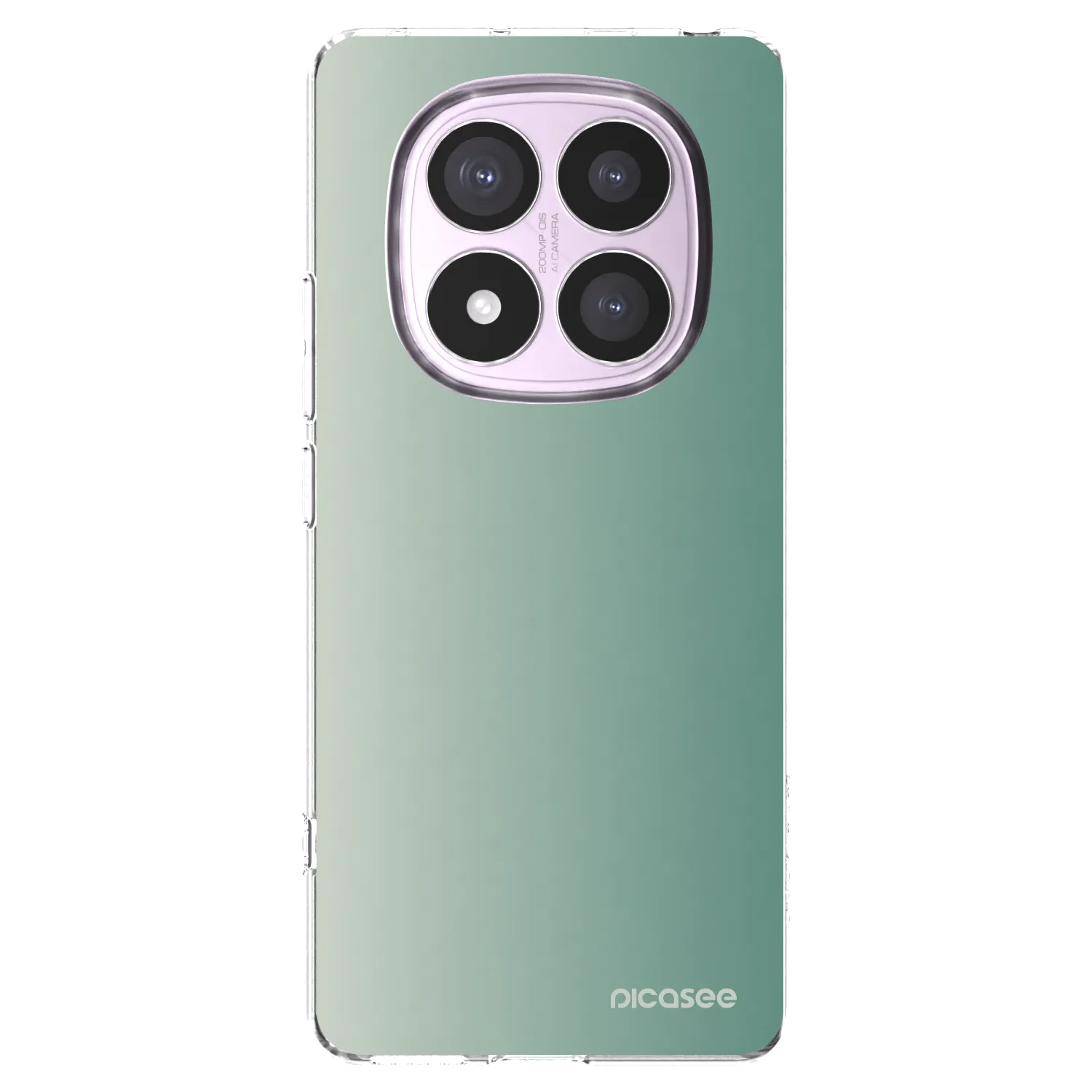 Picasee silikonski prozorni ovitek za Xiaomi Redmi Note 14 Pro 5G - Misty Sage