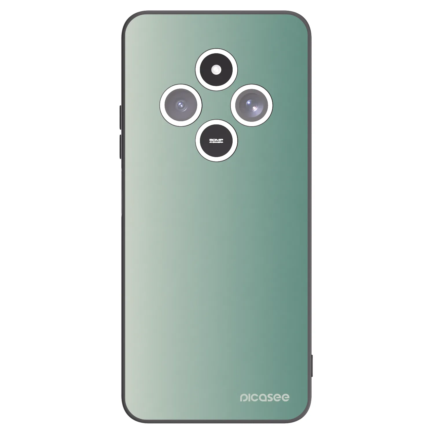 Picasee silikonski črni ovitek za Xiaomi Redmi 14C - Misty Sage