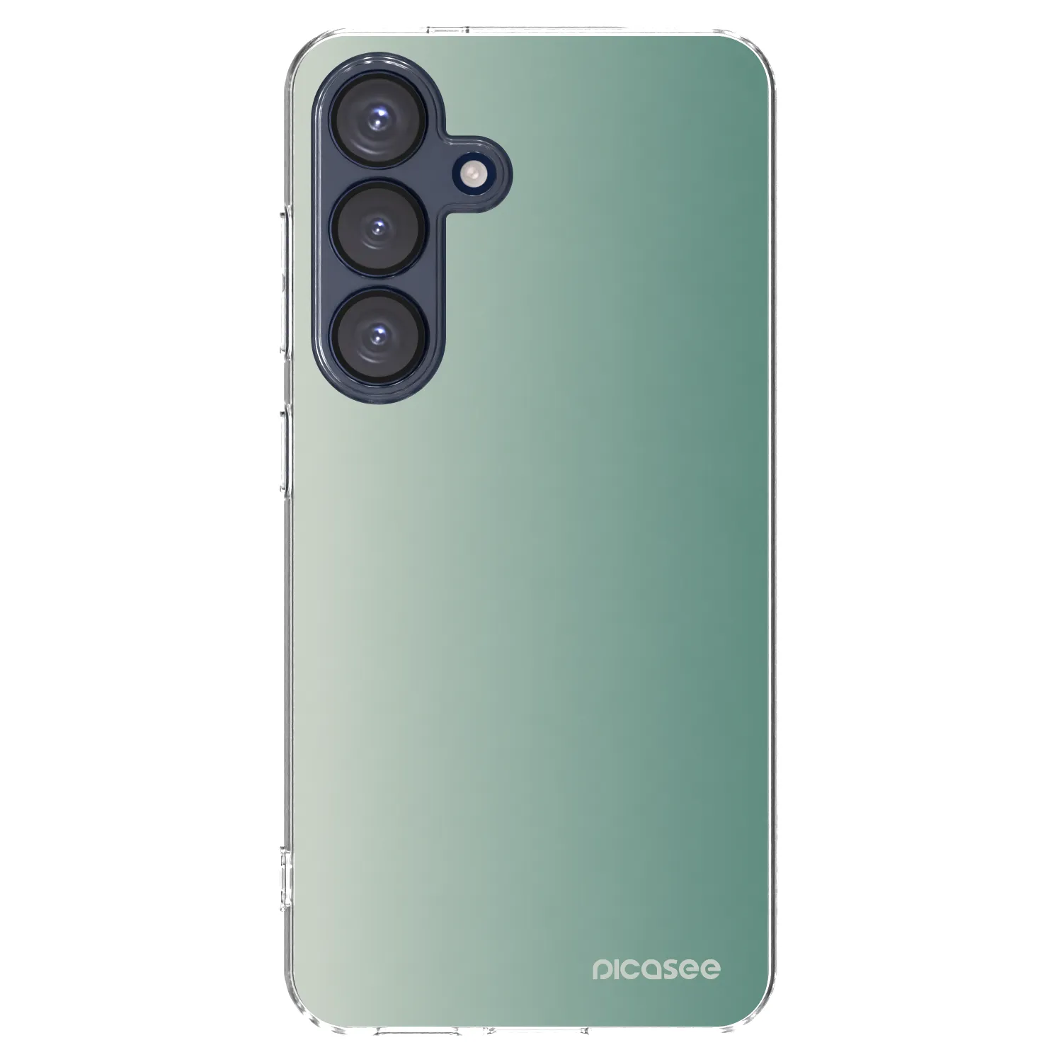 Picasee silikonski prozorni ovitek za Samsung Galaxy S25 5G - Misty Sage