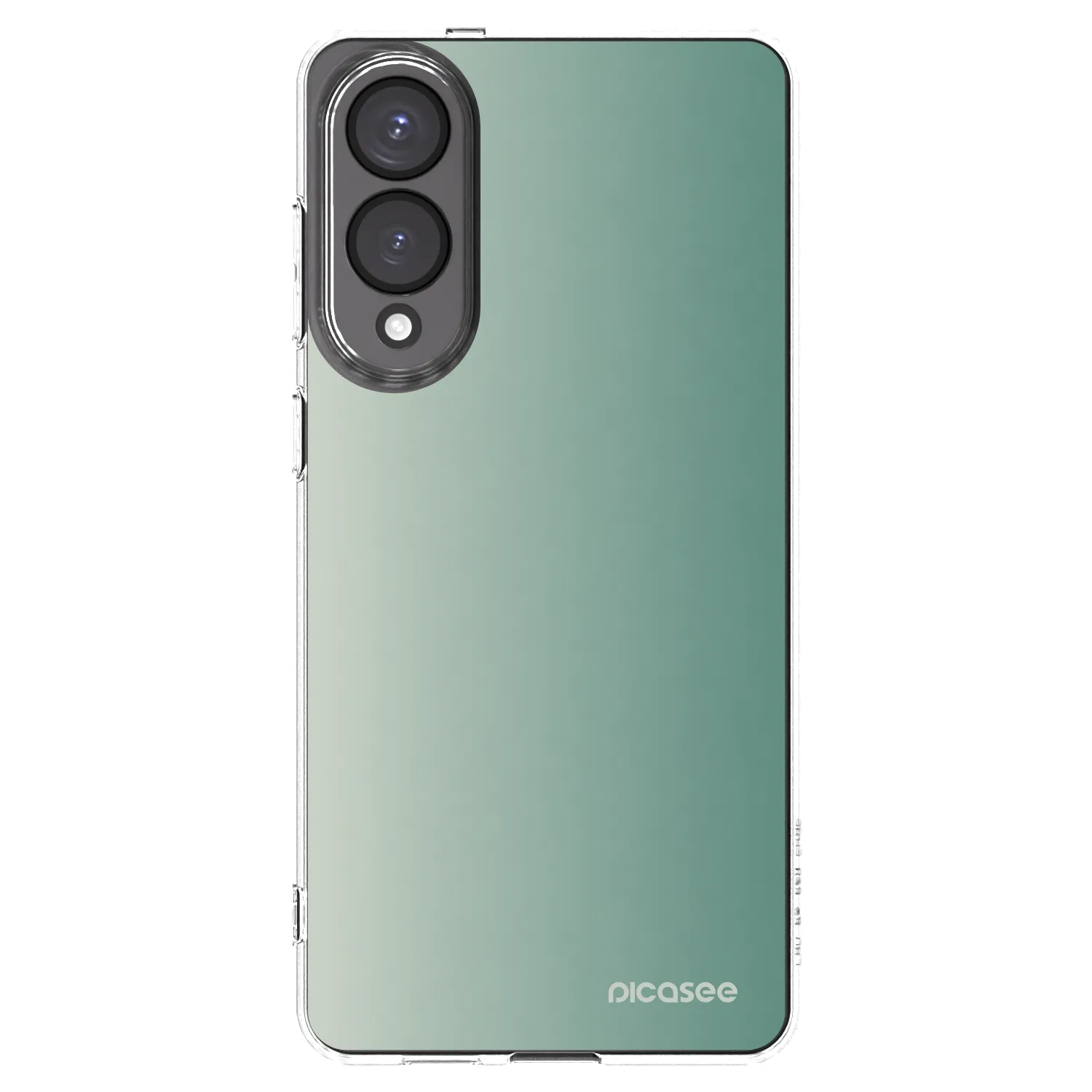 Picasee silikonski prozorni ovitek za Samsung Galaxy S25 Edge 5G - Misty Sage