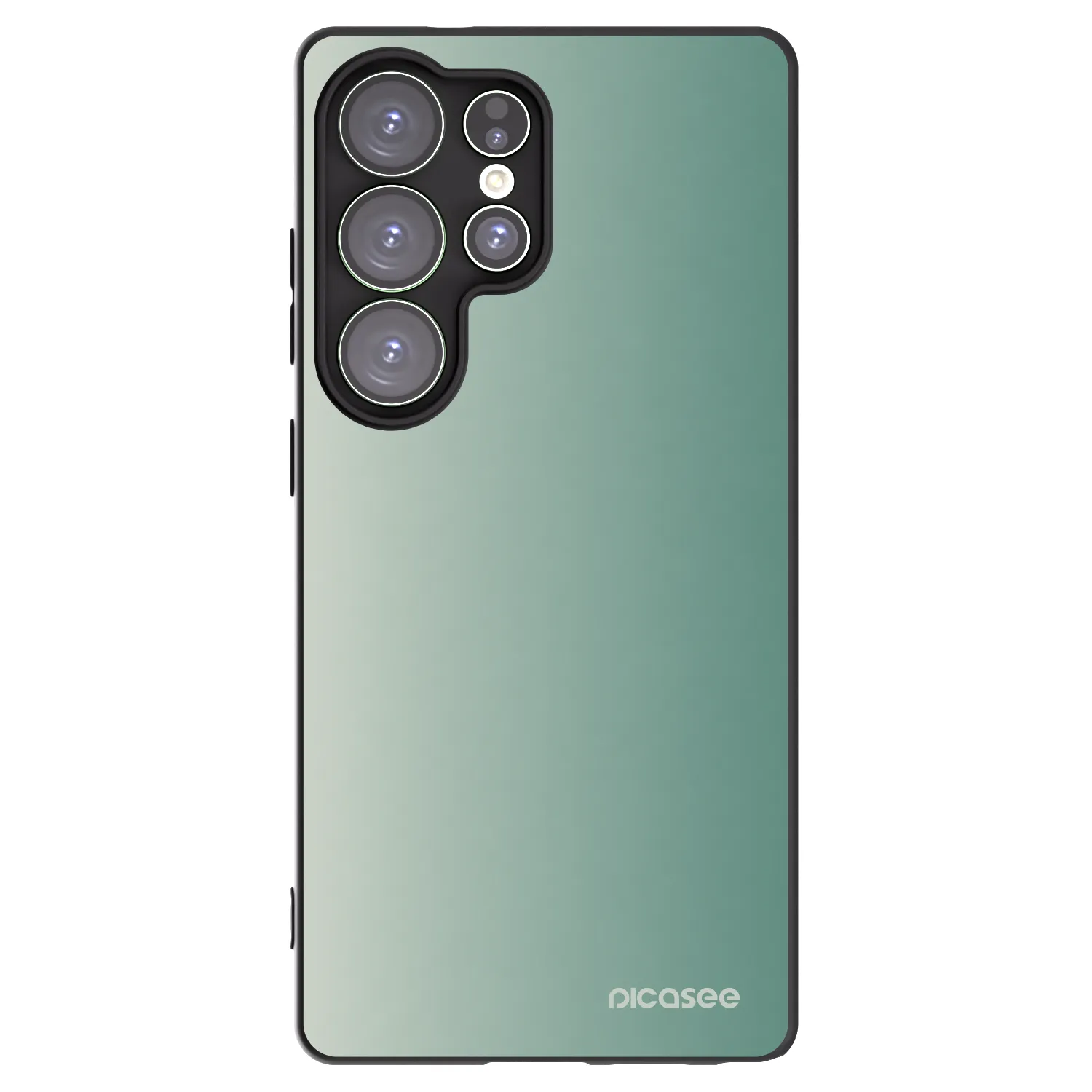 Picasee silikonski črni ovitek za Samsung Galaxy S25 Ultra 5G - Misty Sage