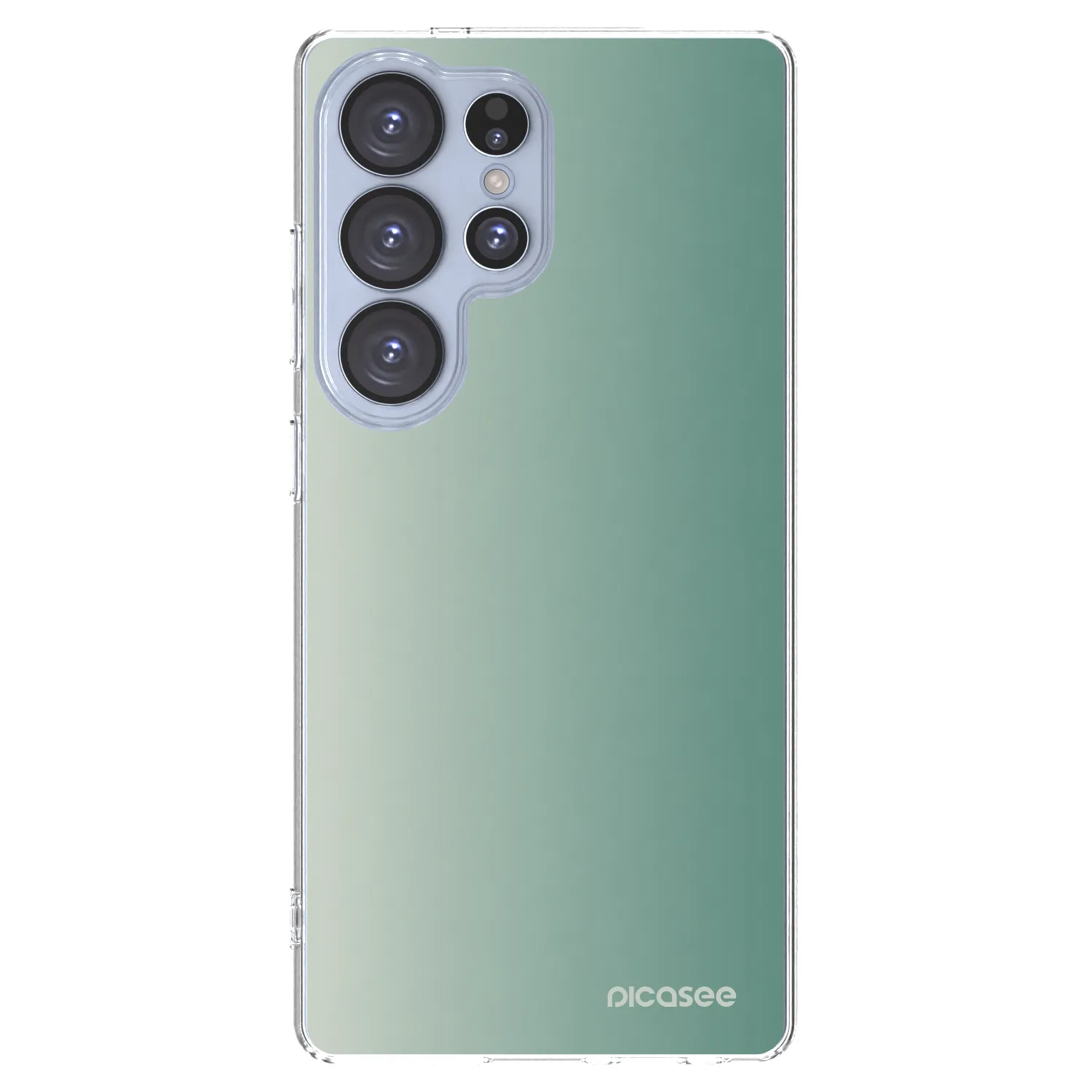 Picasee silikonski prozorni ovitek za Samsung Galaxy S25 Ultra 5G - Misty Sage