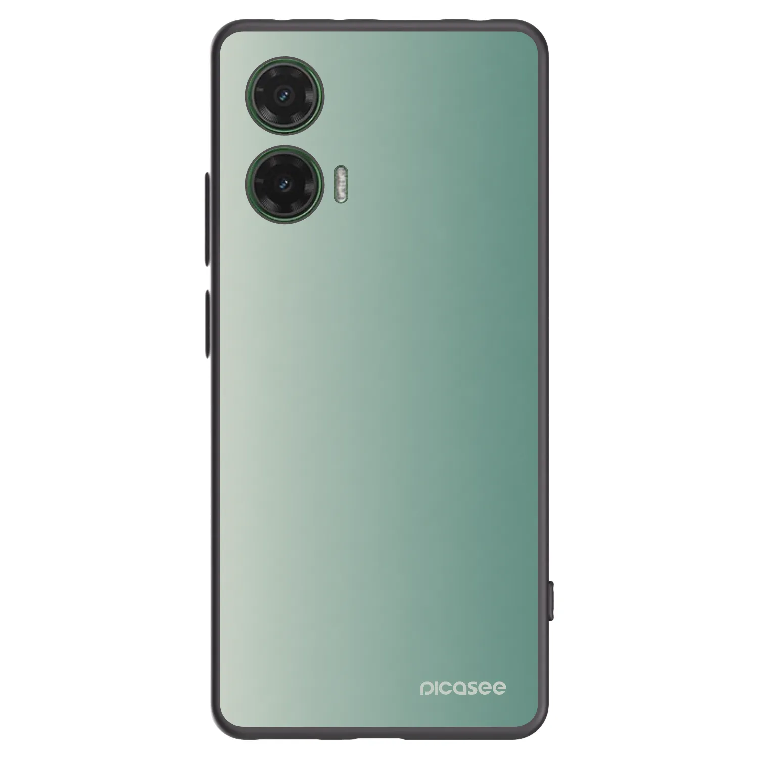 Picasee silikonski črni ovitek za Motorola Moto G35 5G - Misty Sage