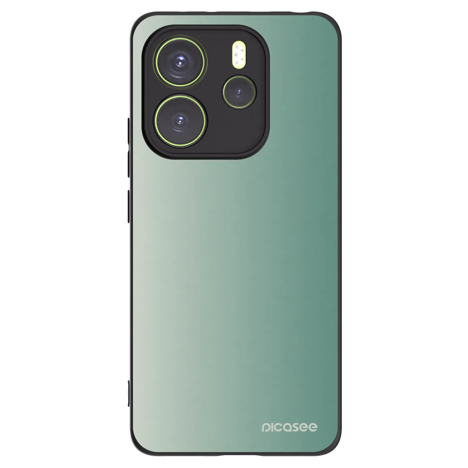 Picasee silikonski črni ovitek za Xiaomi Redmi Note 14 4G - Misty Sage