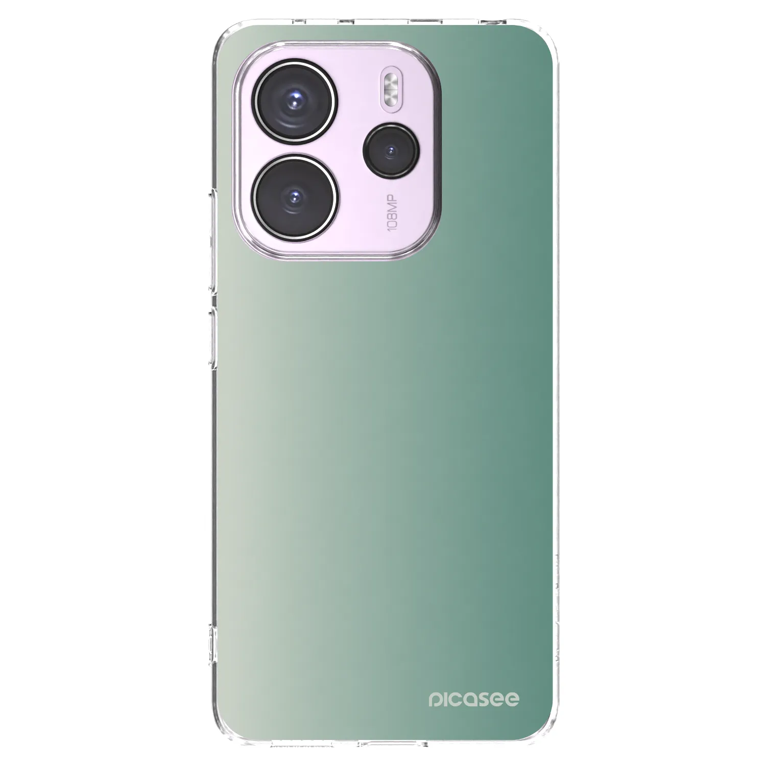 Picasee silikonski prozorni ovitek za Xiaomi Redmi Note 14 4G - Misty Sage