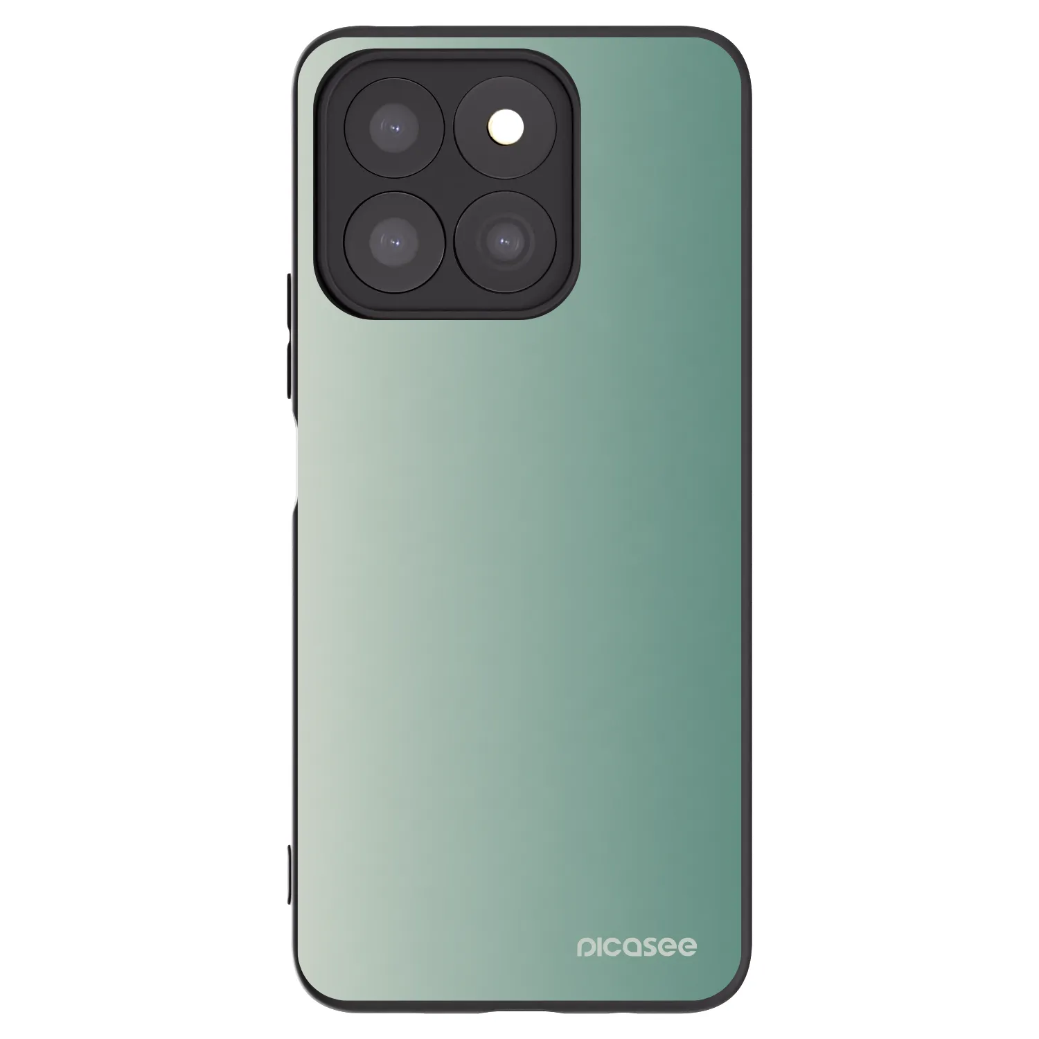 Picasee silikonski črni ovitek za Honor X8c - Misty Sage