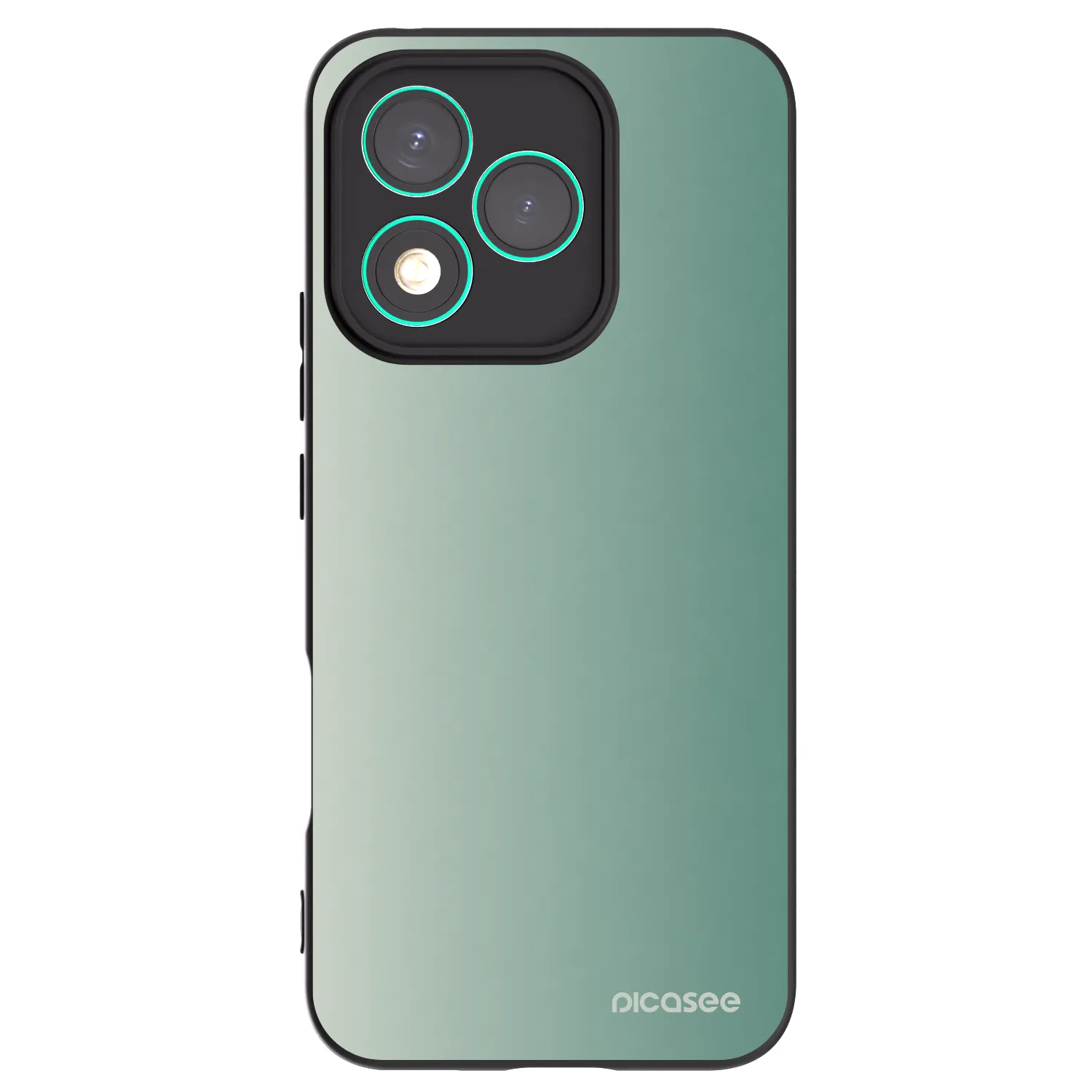 Picasee silikonski črni ovitek za Honor 400 Lite 5G - Misty Sage