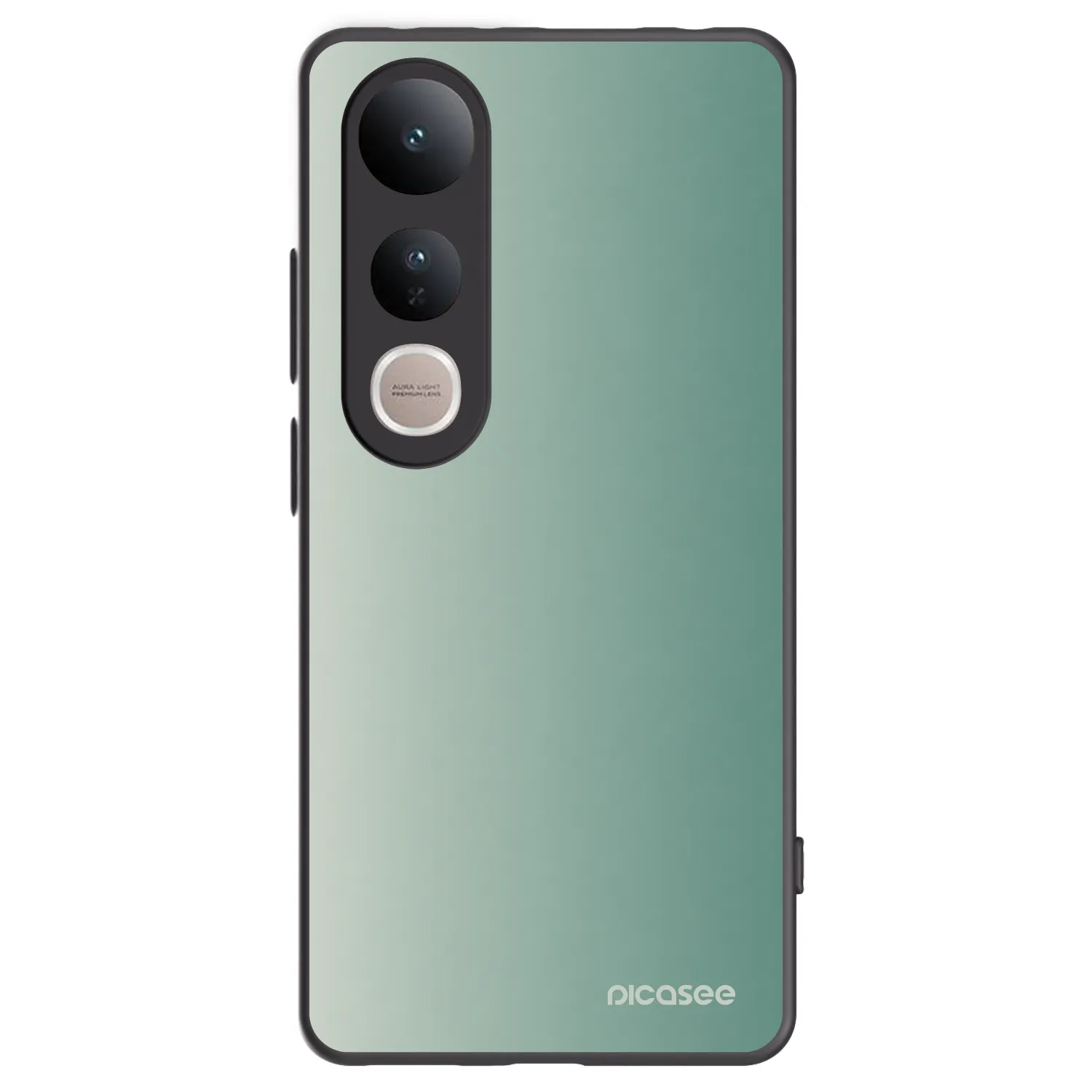 Picasee silikonski črni ovitek za Vivo V50 Lite 5G - Misty Sage