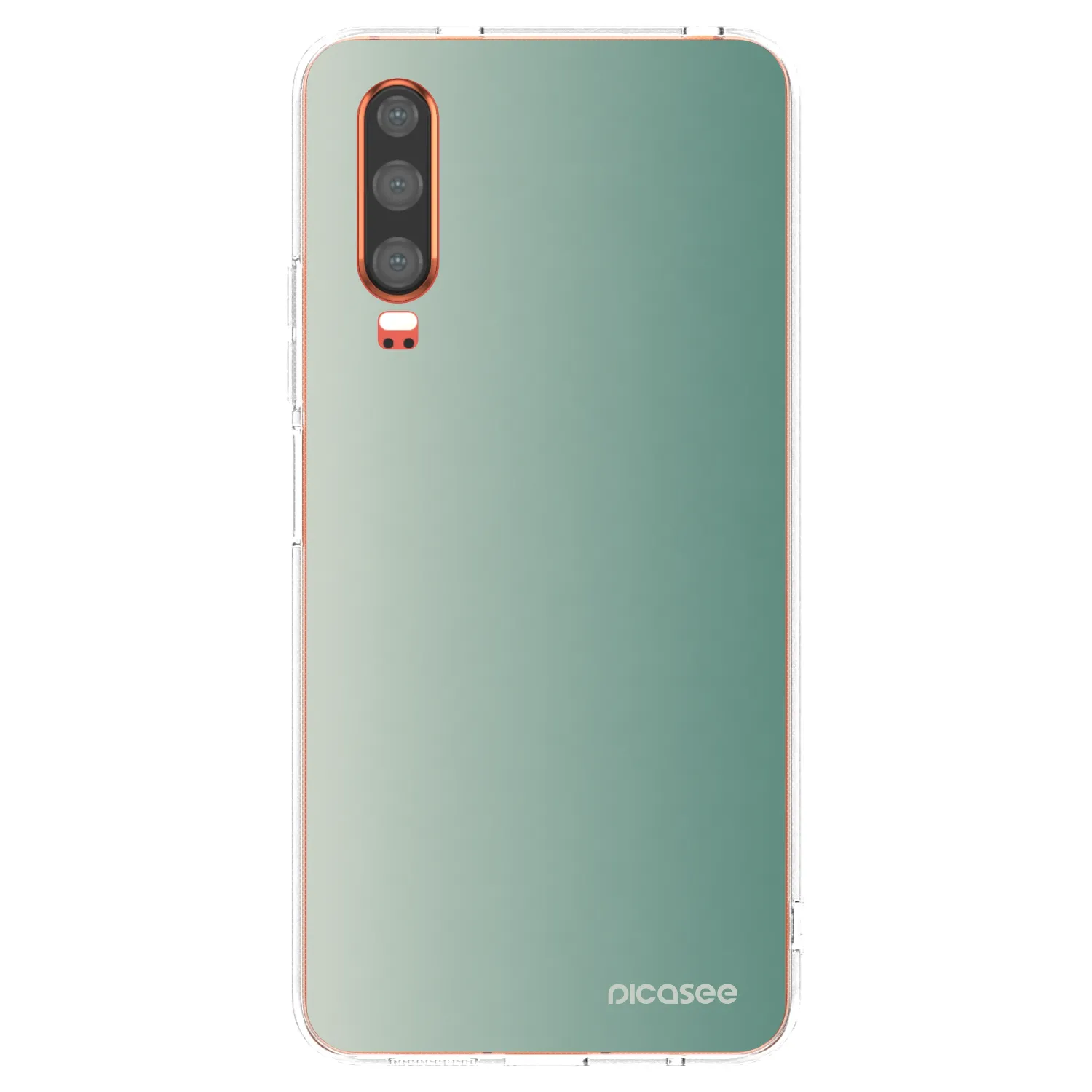 Picasee silikonski prozorni ovitek za Huawei P30 - Misty Sage