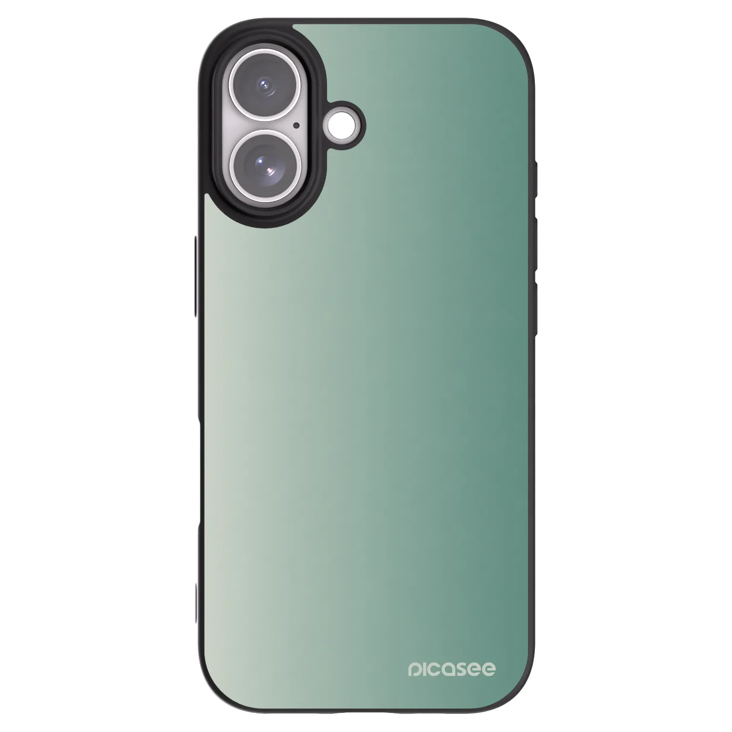 Picasee silikonski črni ovitek za Apple iPhone 17 - Misty Sage