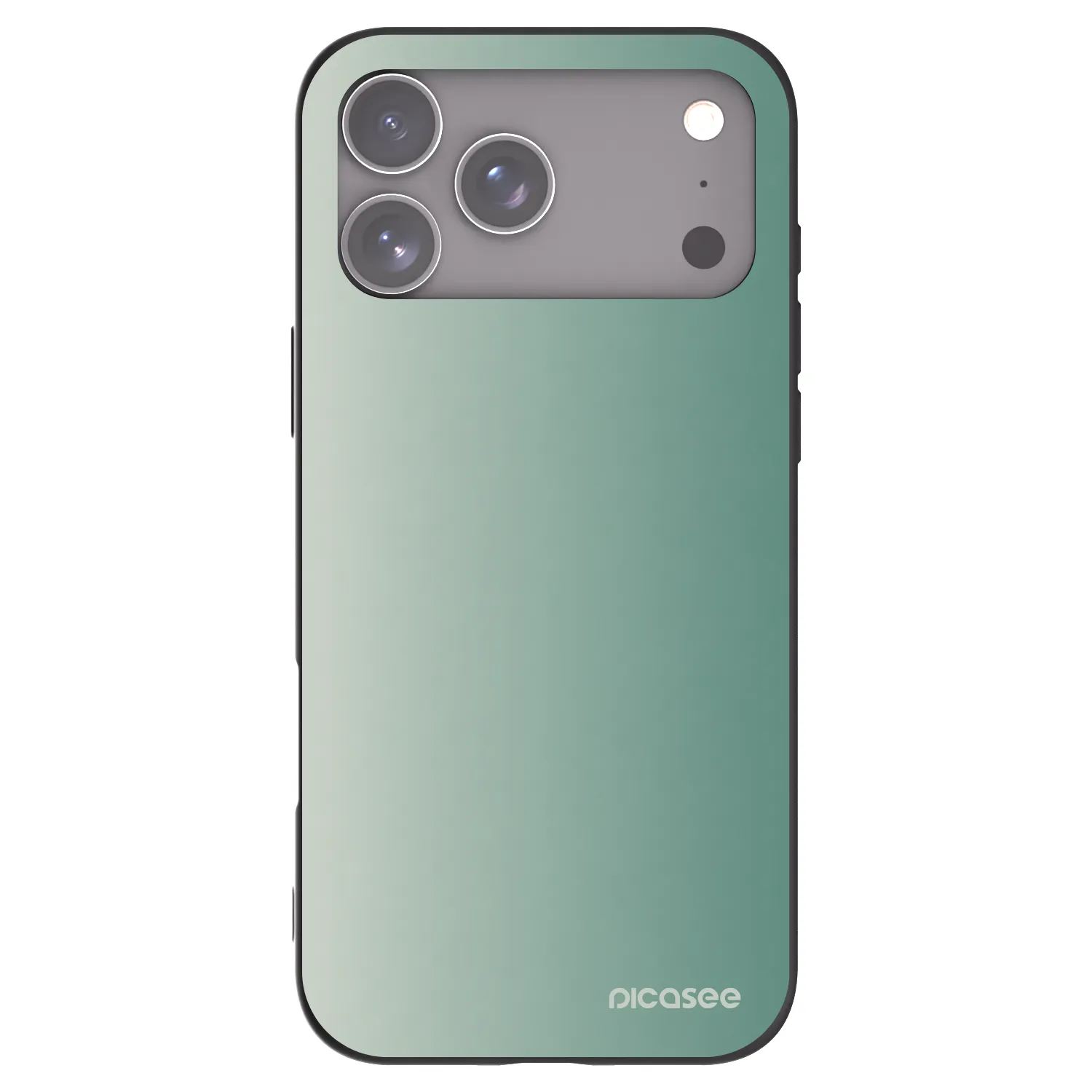Picasee silikonski črni ovitek za Apple iPhone 17 Pro Max - Misty Sage