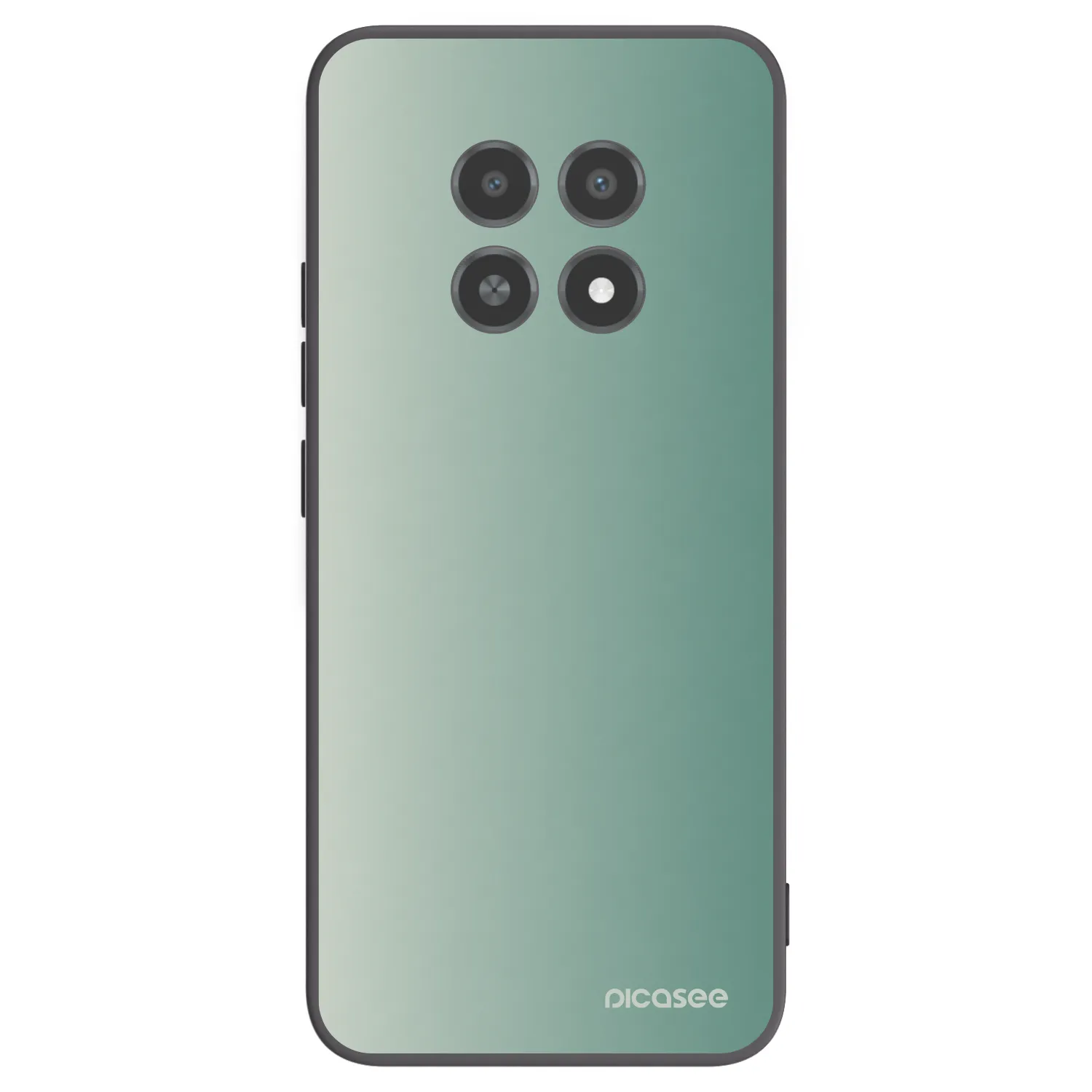 Picasee silikonski črni ovitek za Realme 12X - Misty Sage