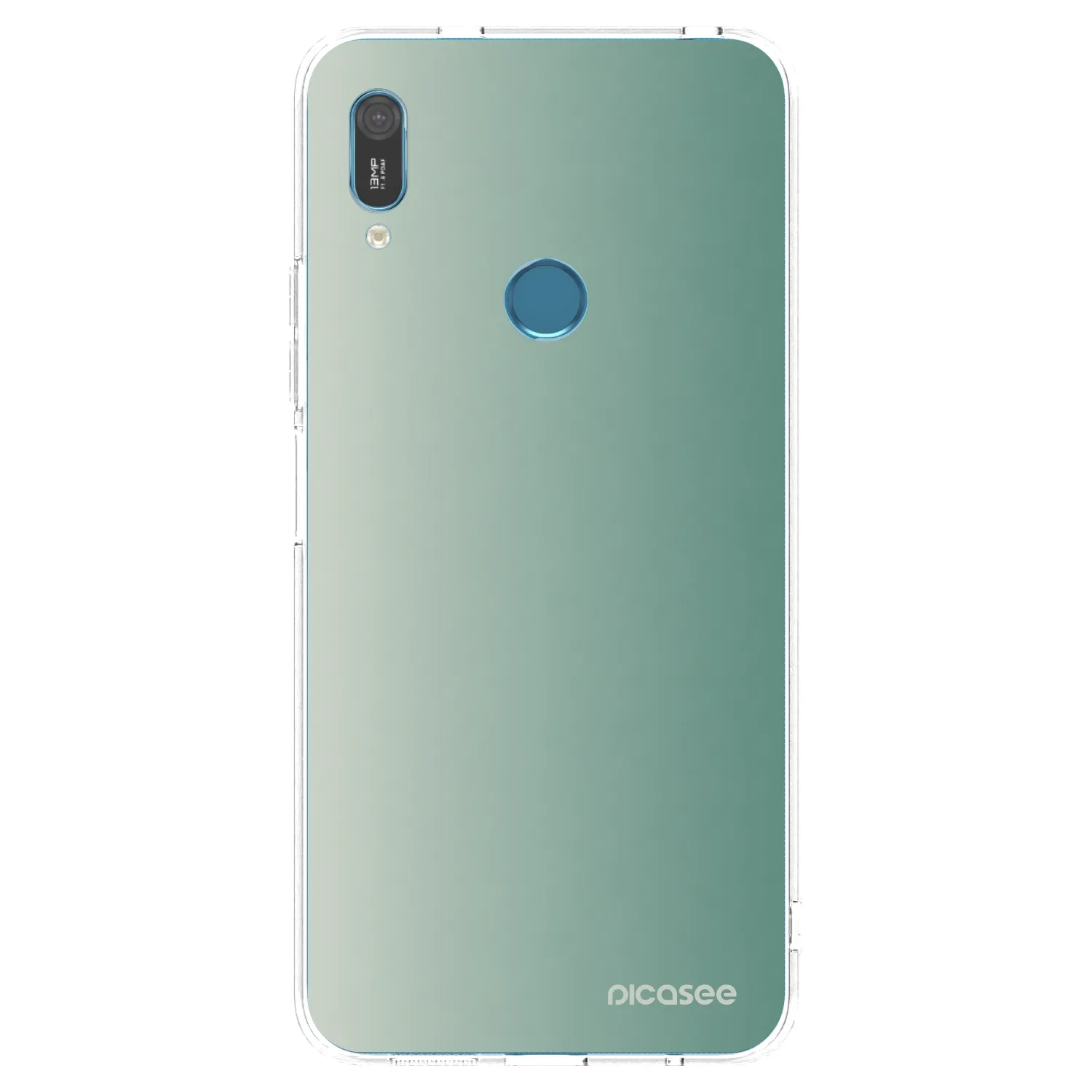 Picasee silikonski prozorni ovitek za Huawei Y6 2019 - Misty Sage
