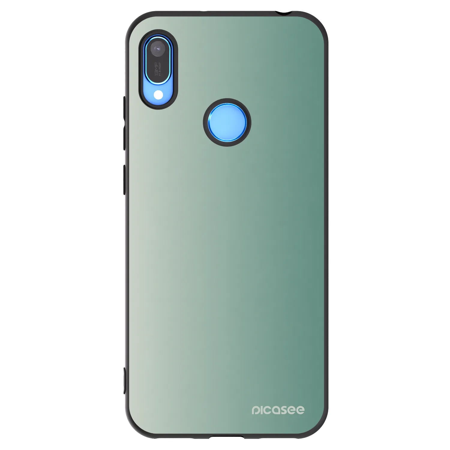 Picasee silikonski črni ovitek za Huawei Y6 2019 - Misty Sage