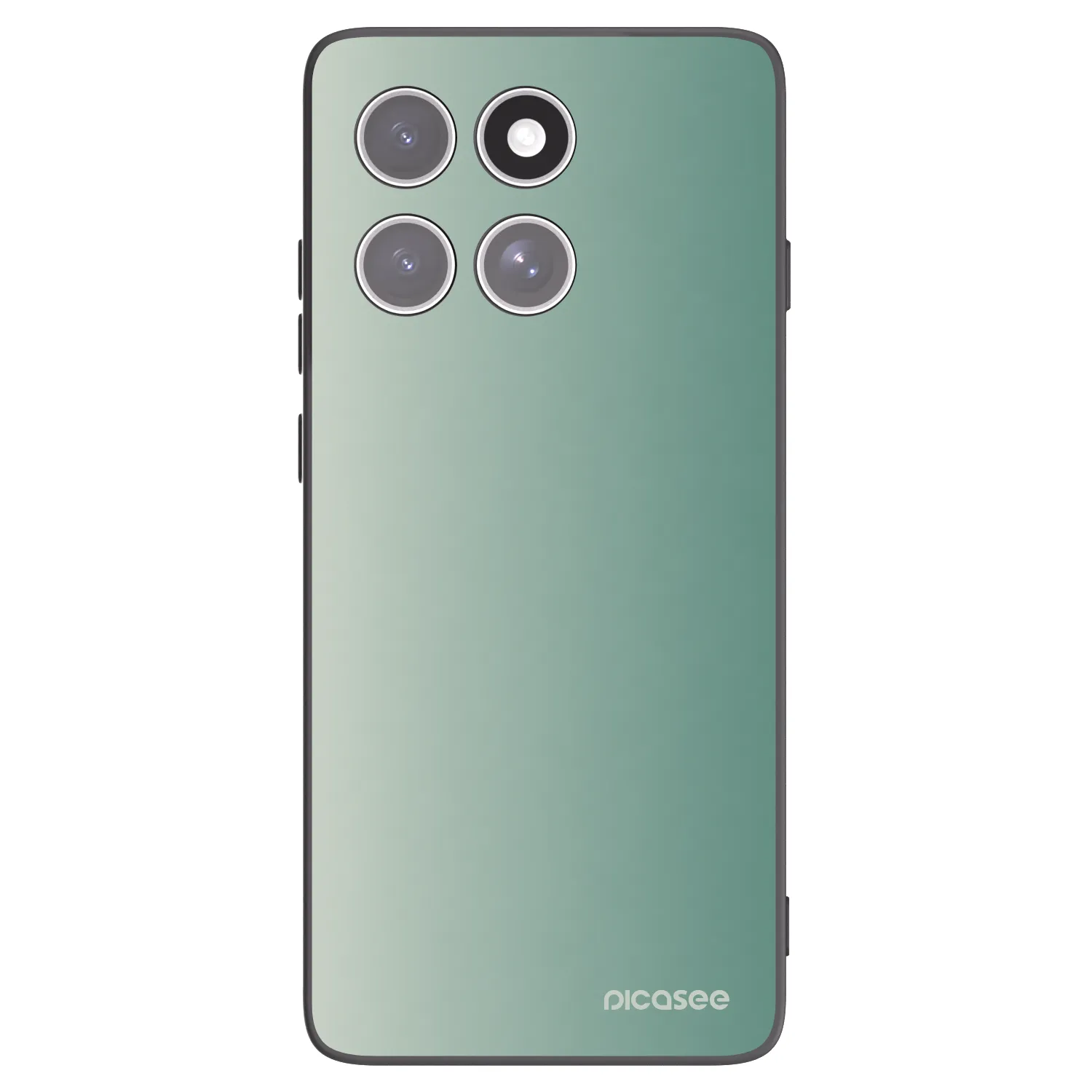 Picasee silikonski črni ovitek za Motorola Edge 60 Pro - Misty Sage