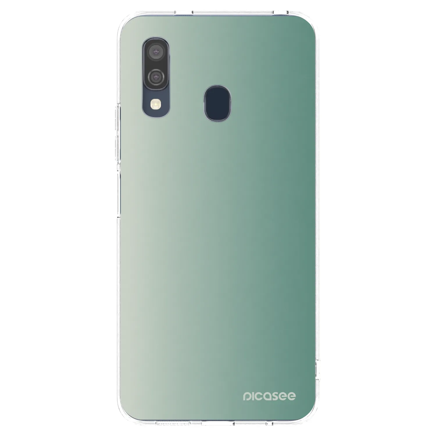 Picasee silikonski prozorni ovitek za Samsung Galaxy A40 A405F - Misty Sage